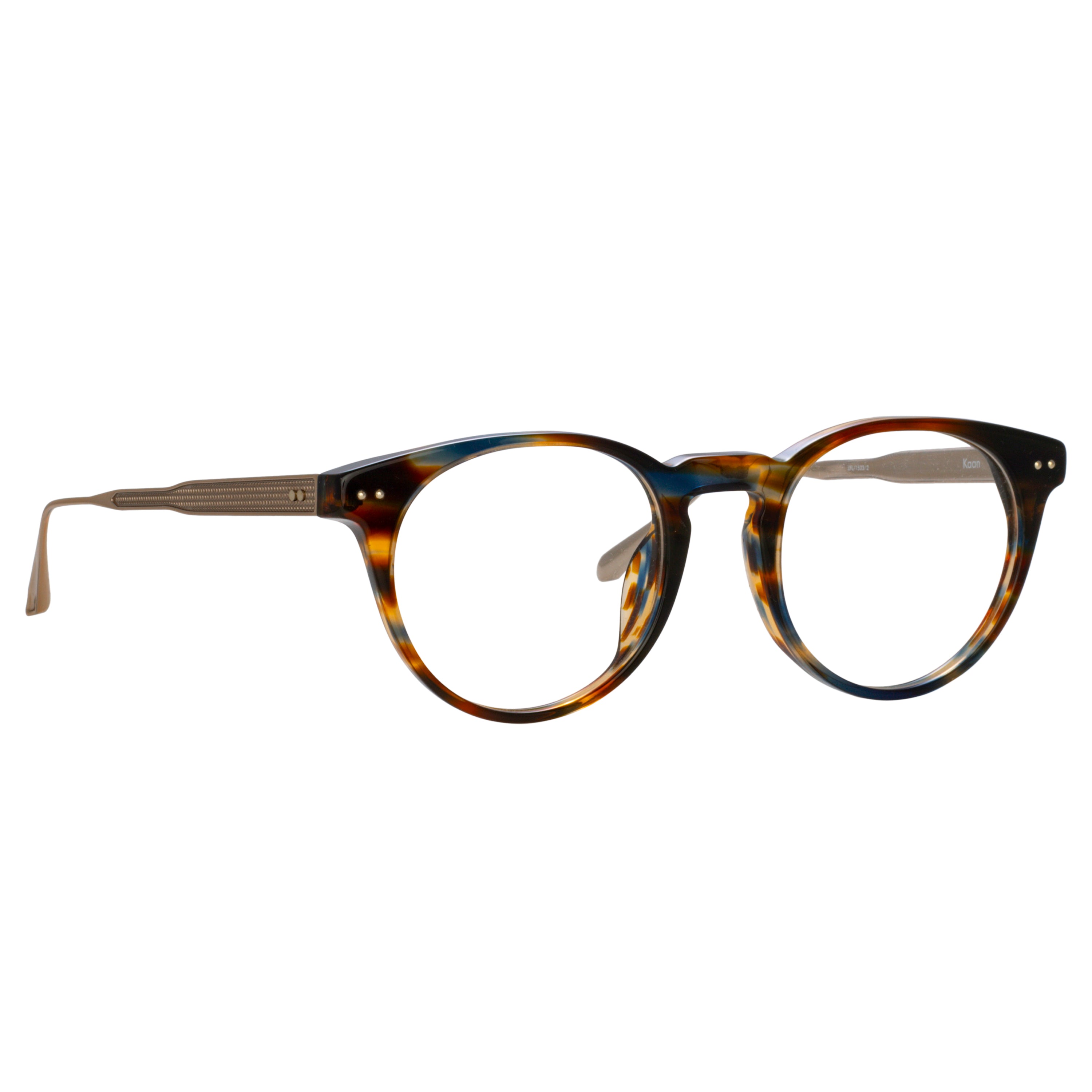 Men's Kaan Oval Optical Frame in Earth Horn