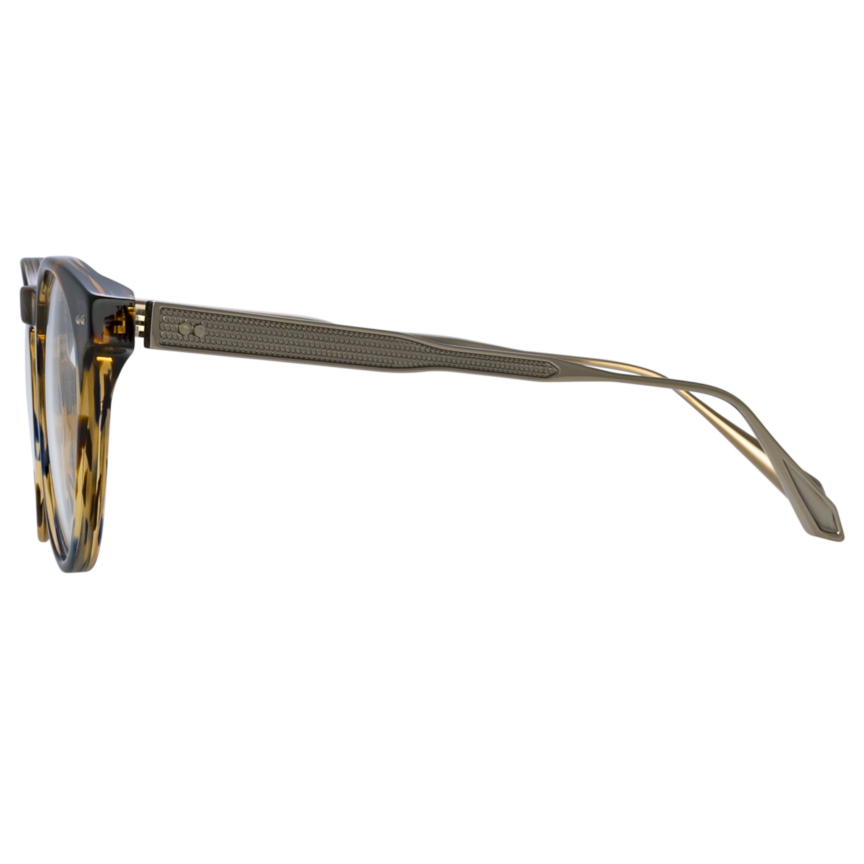 Men's Kaan Oval Optical Frame in Earth Horn