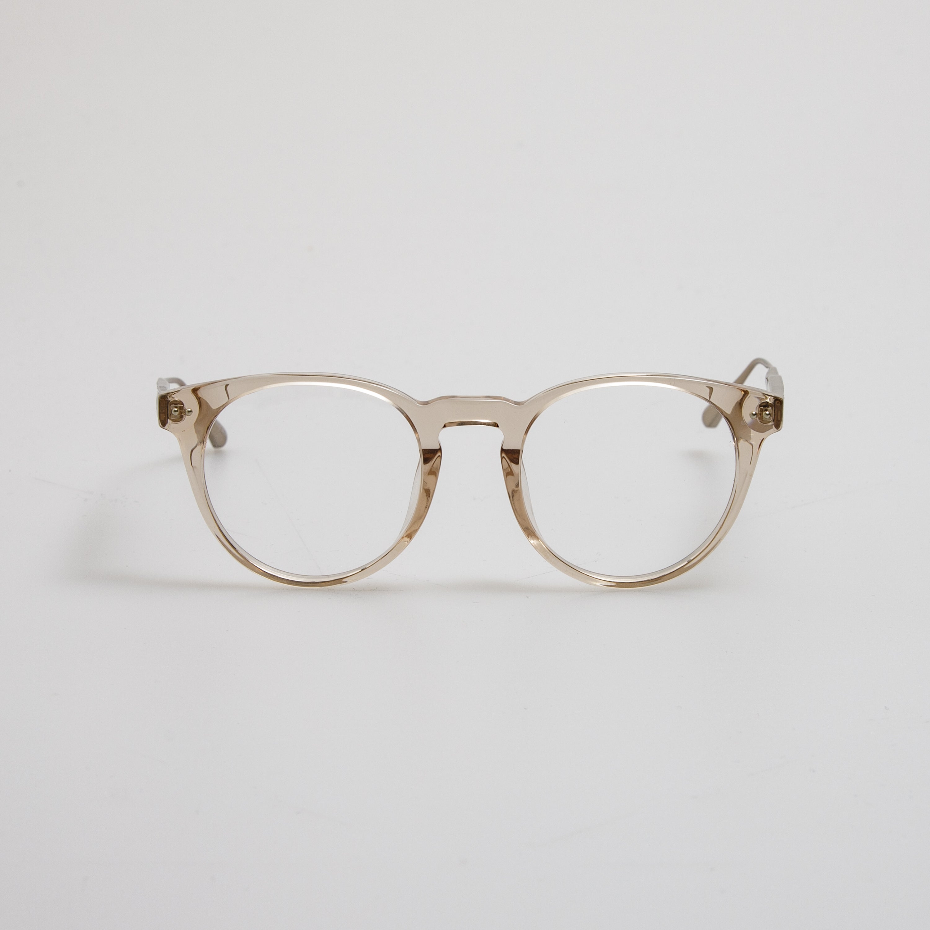 Kaan Oval Optical Frame in Light Gold