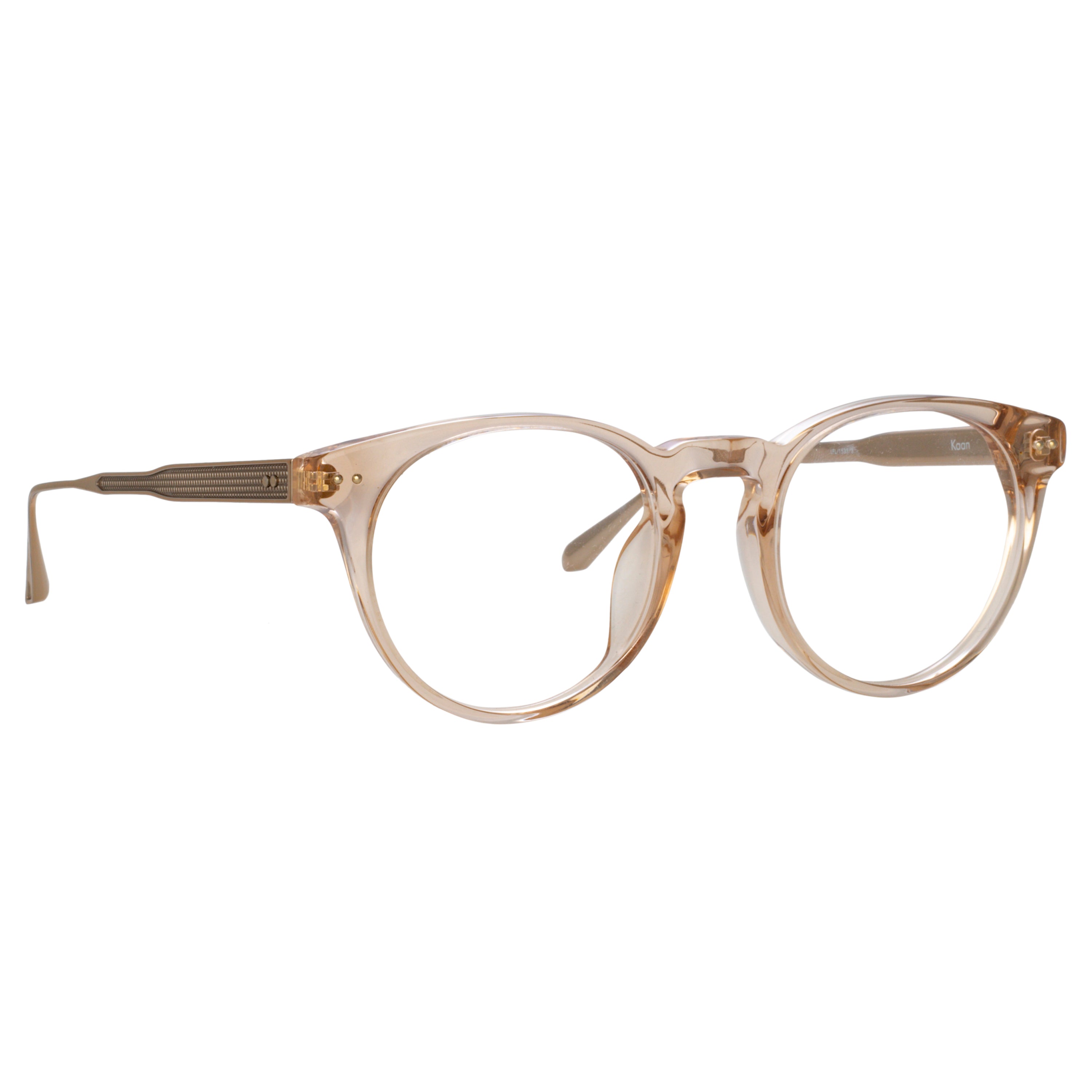 Kaan Oval Optical Frame in Light Gold