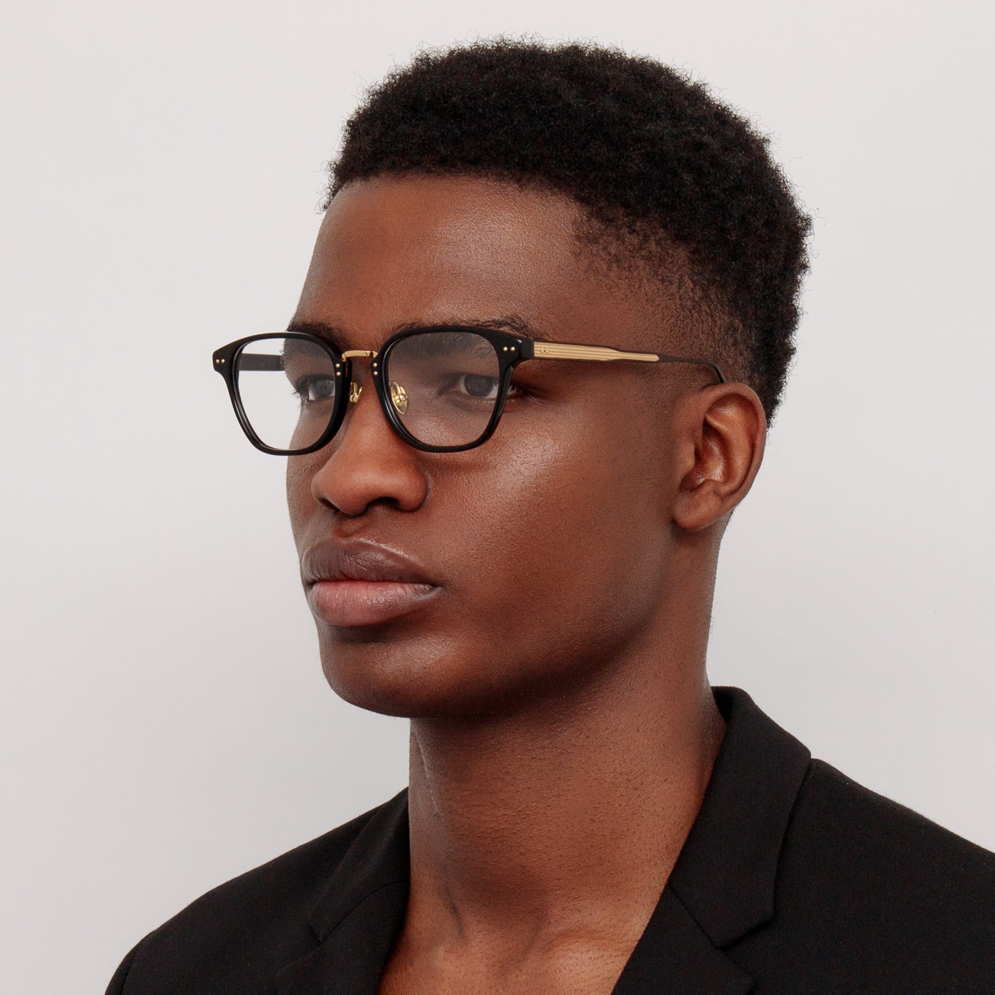 Men's Jeffrey Optical Frame in Black