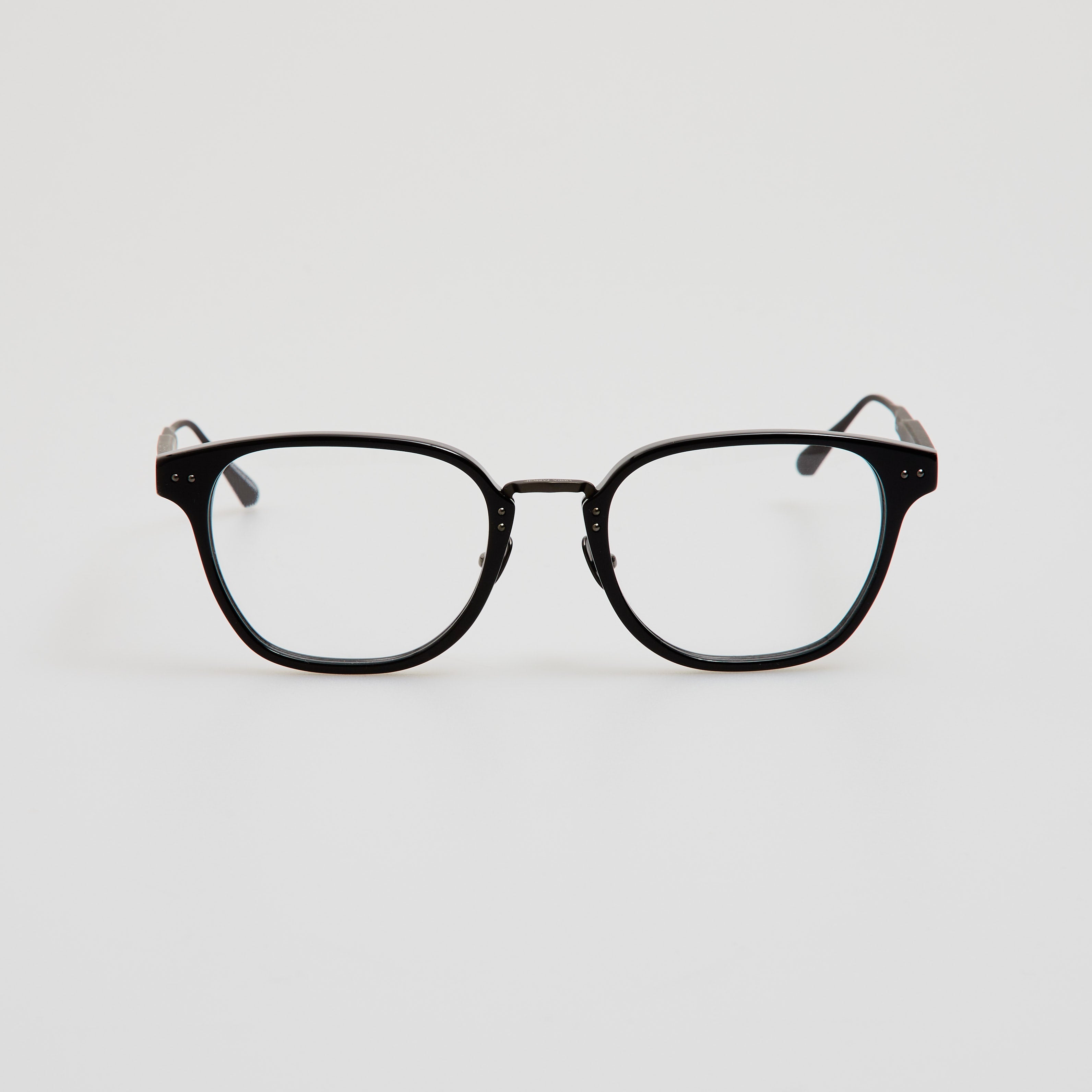 Jeffrey Optical Frame in Black Matt Nickel