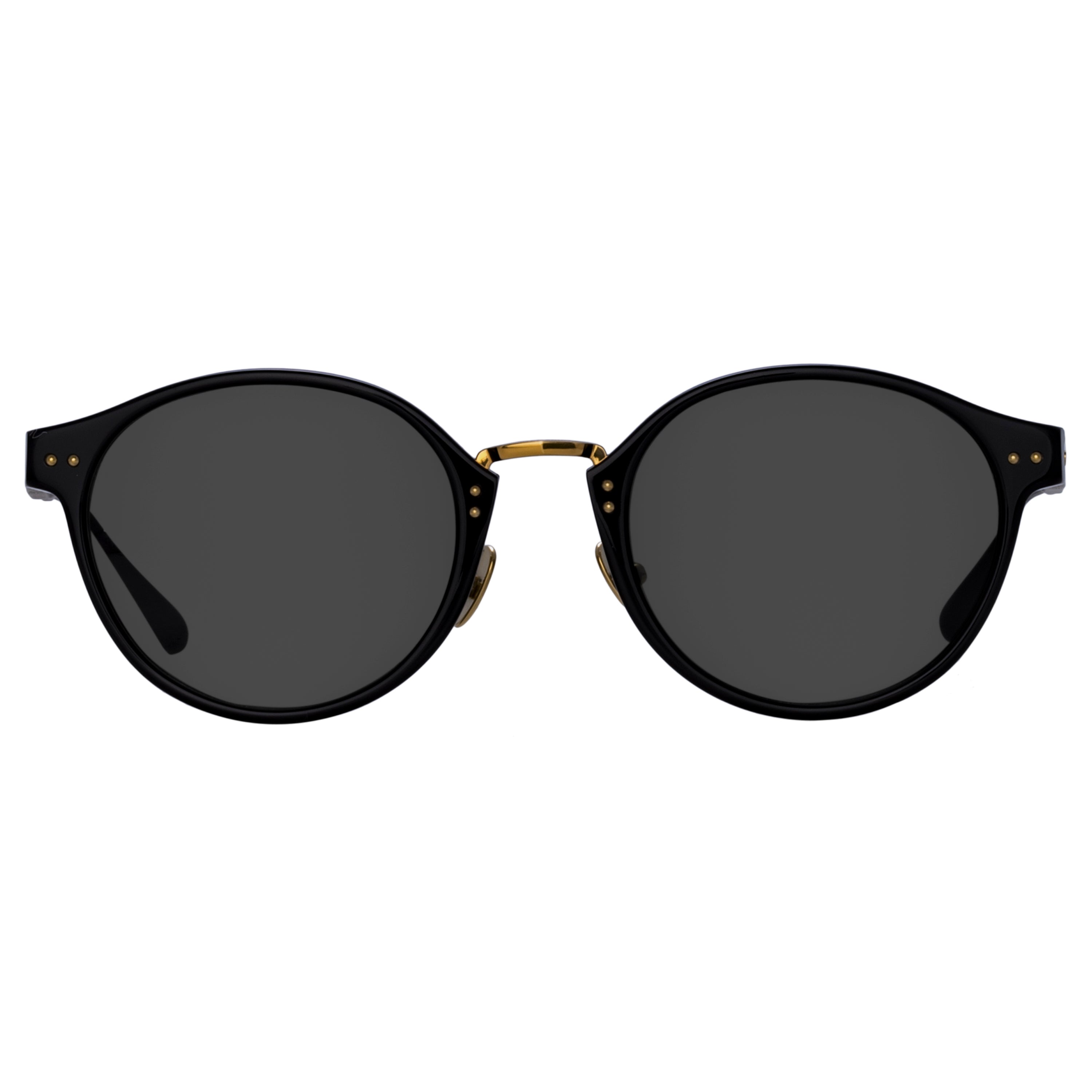 Marco Oval Sunglasses in Black