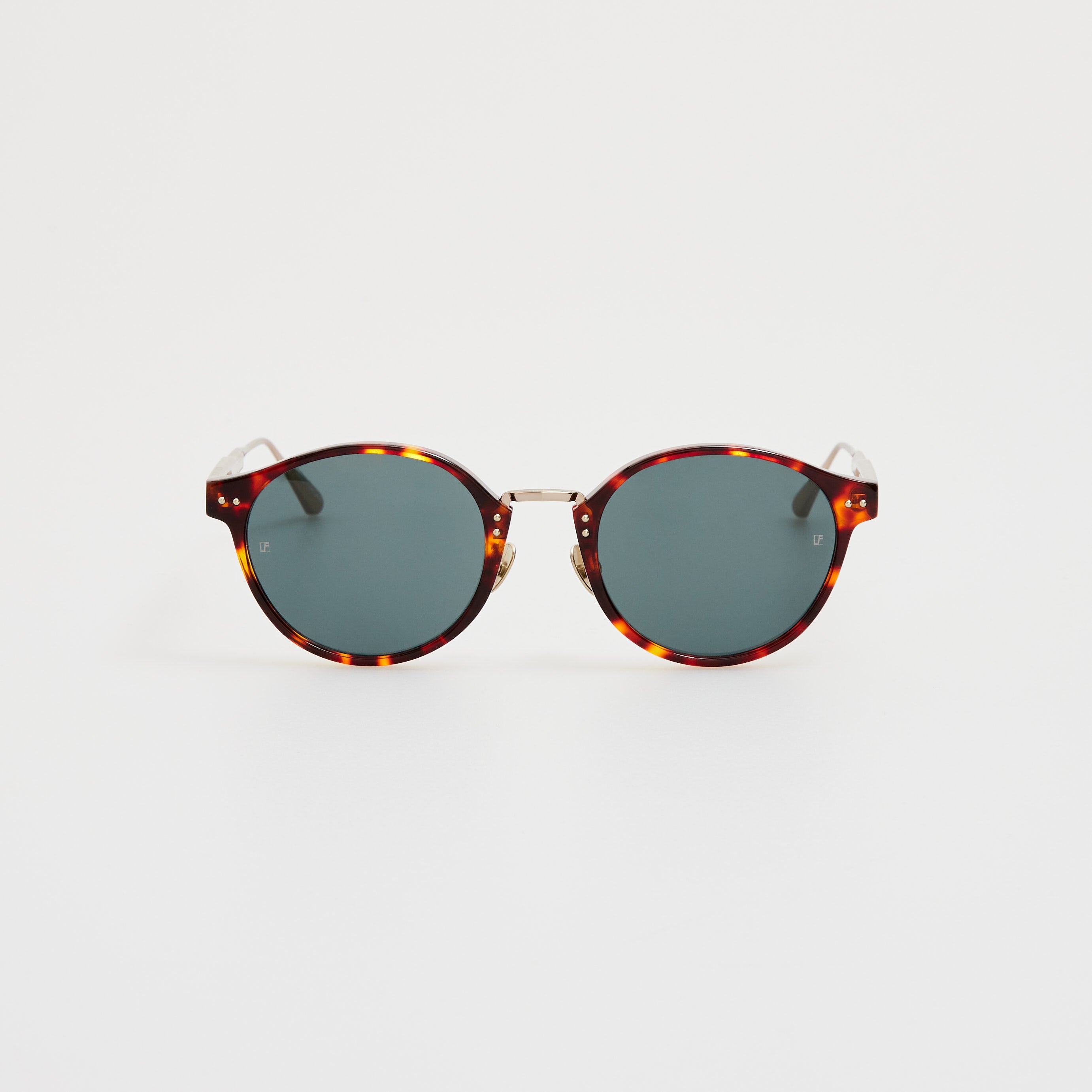 Men's Marco Oval Sunglasses in Dark Tortoiseshell