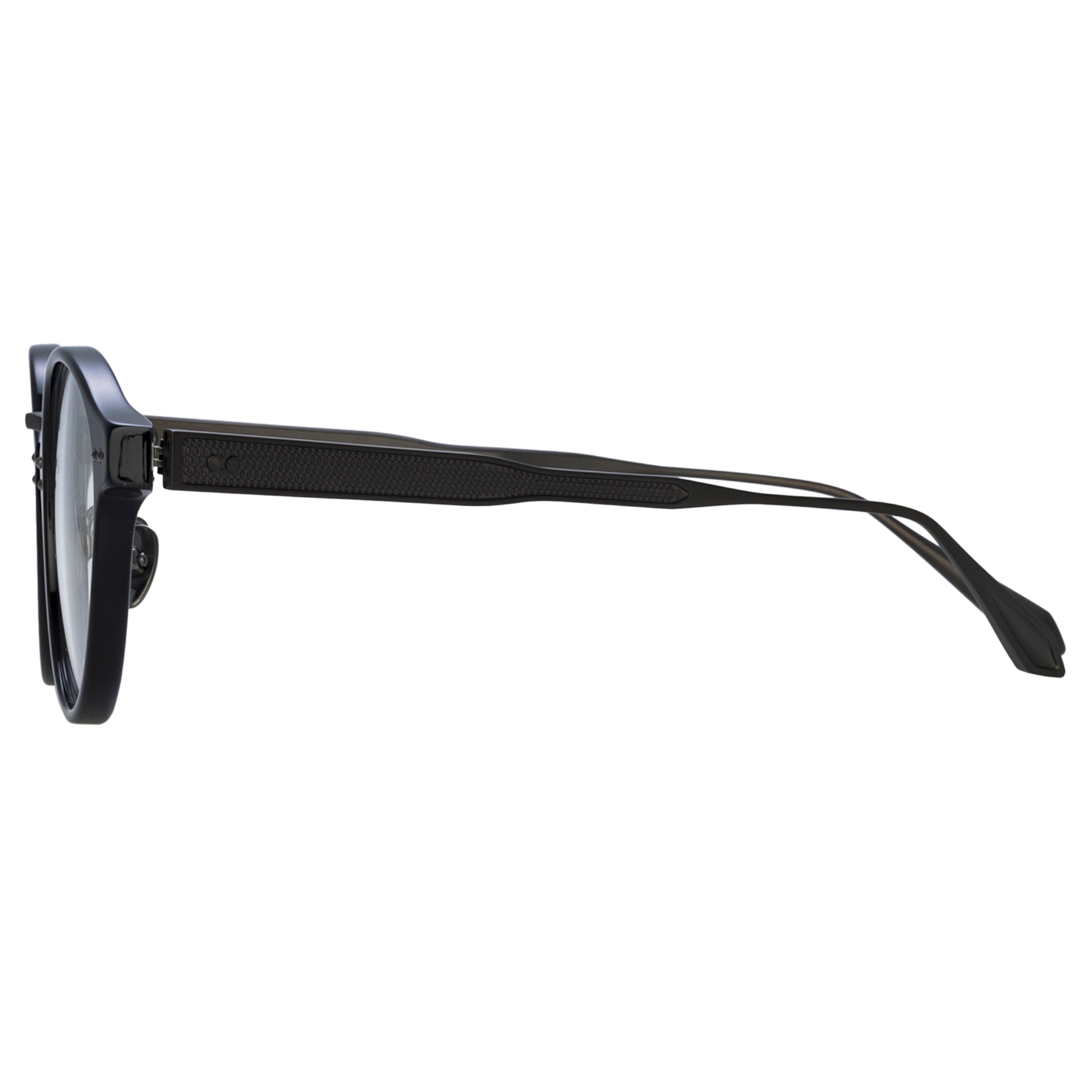 Marco Oval Optical Frame in Black and Matt Nickel