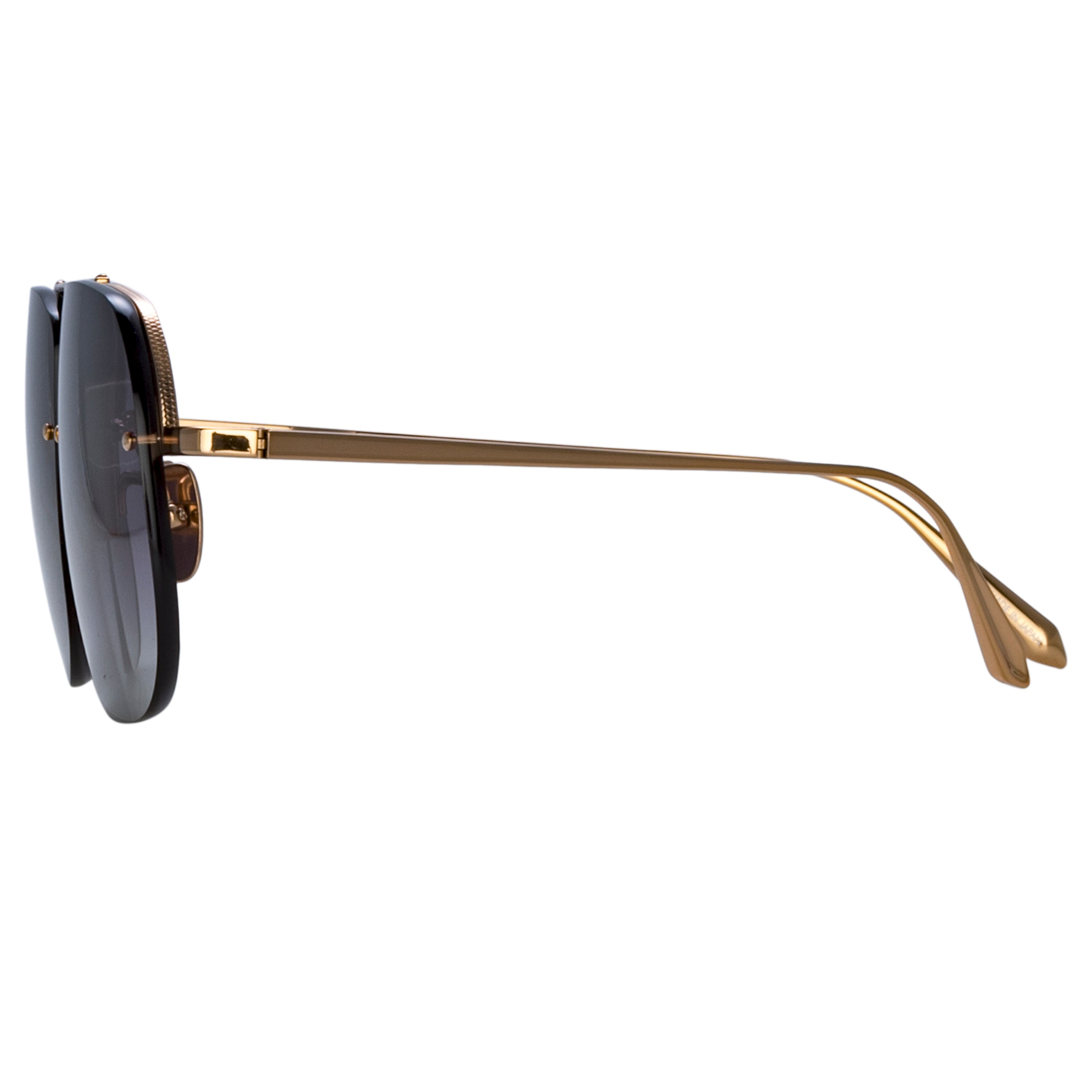 Seren Aviator Sunglasses in Rose Gold