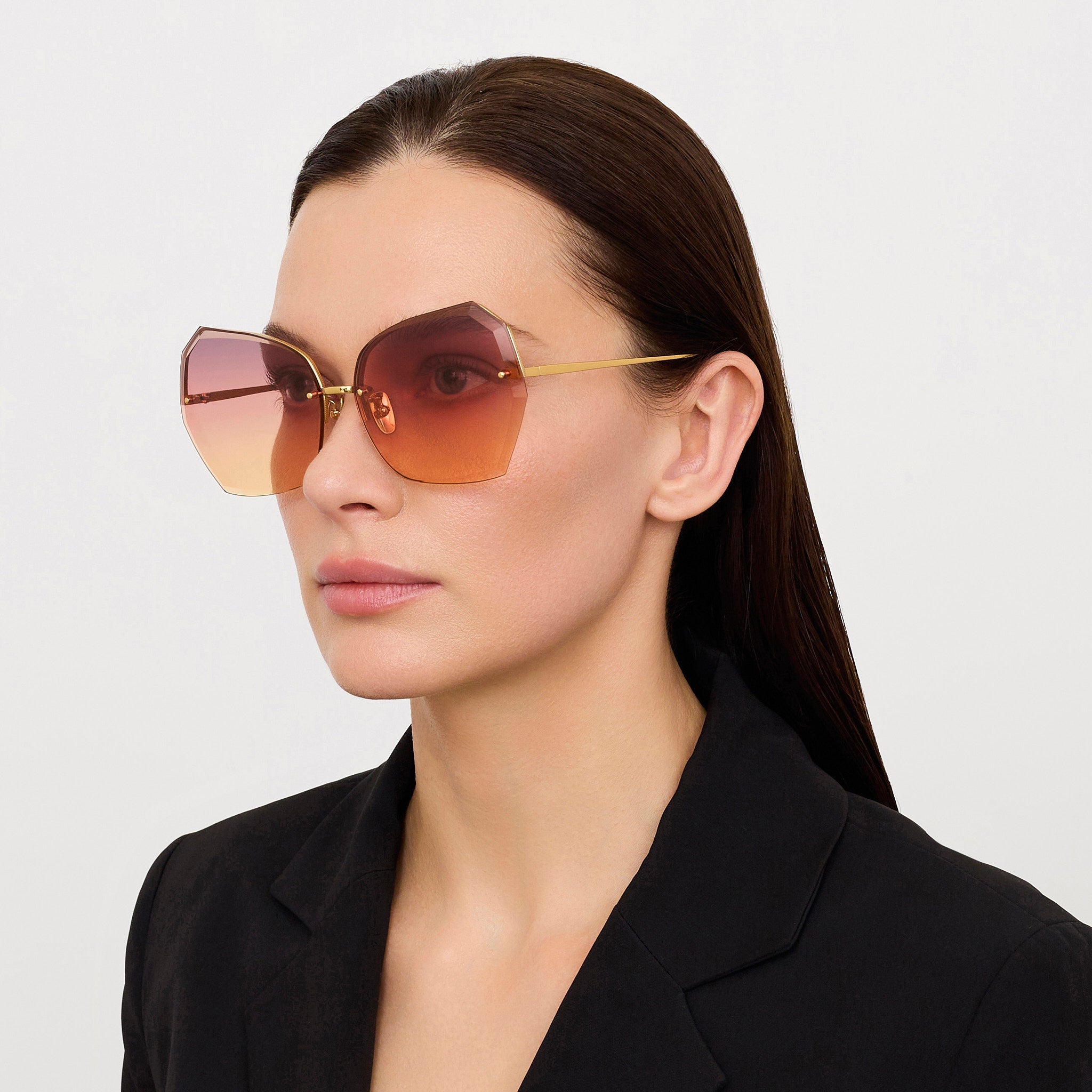 Lila Sunglasses in Sunset Gradient