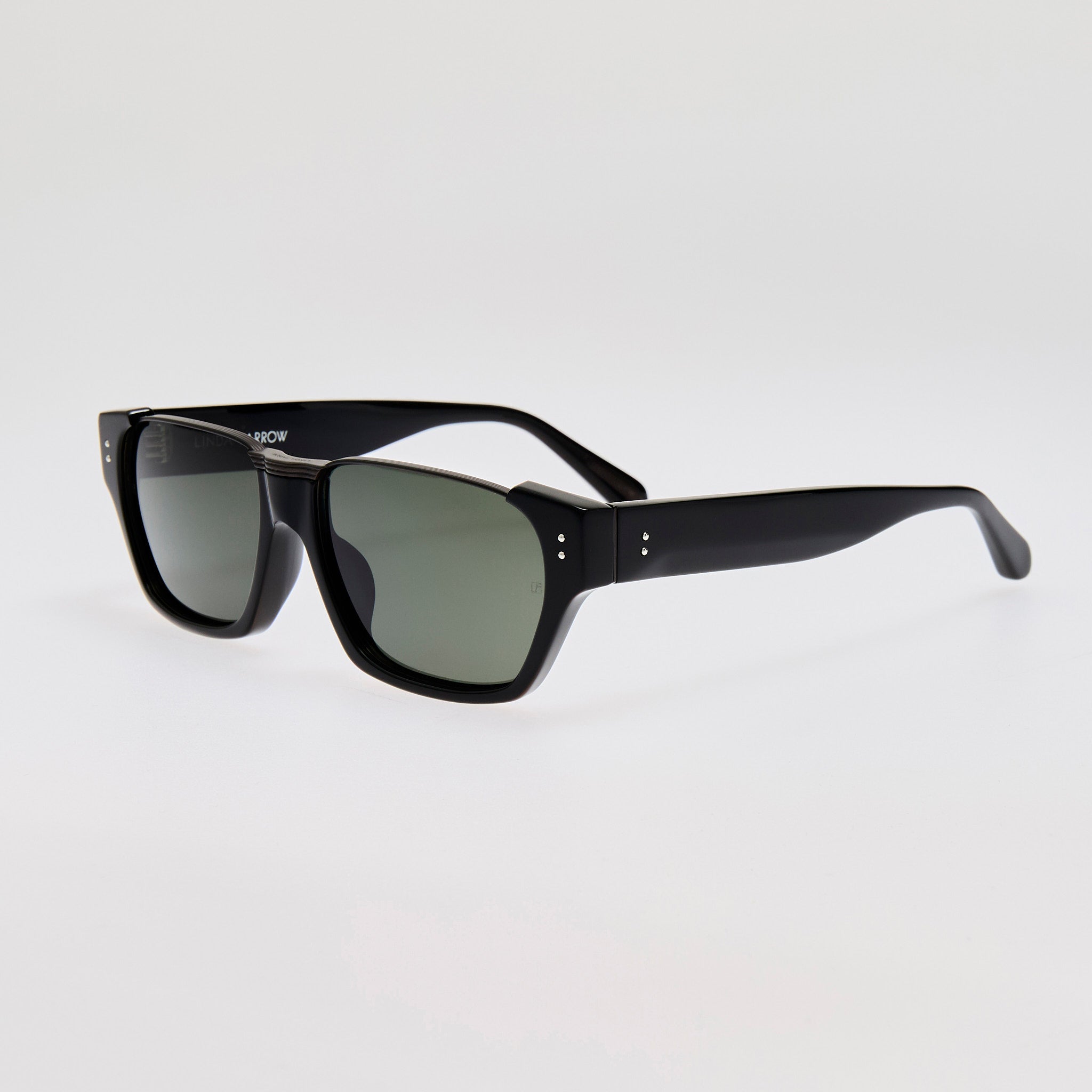 Marcel Sunglasses in Black Matt Nickel