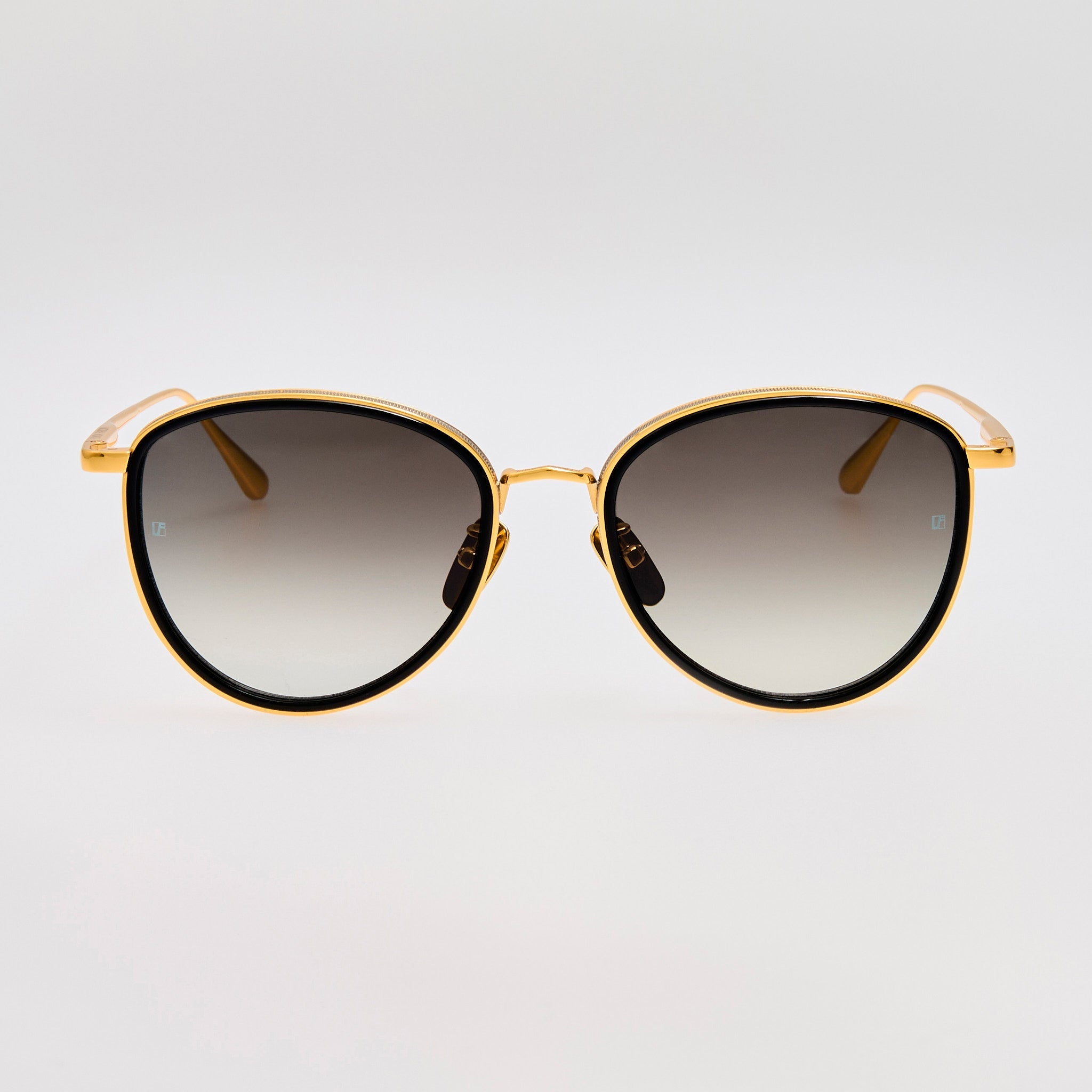 Dahlia Sunglasses in Black and Gold