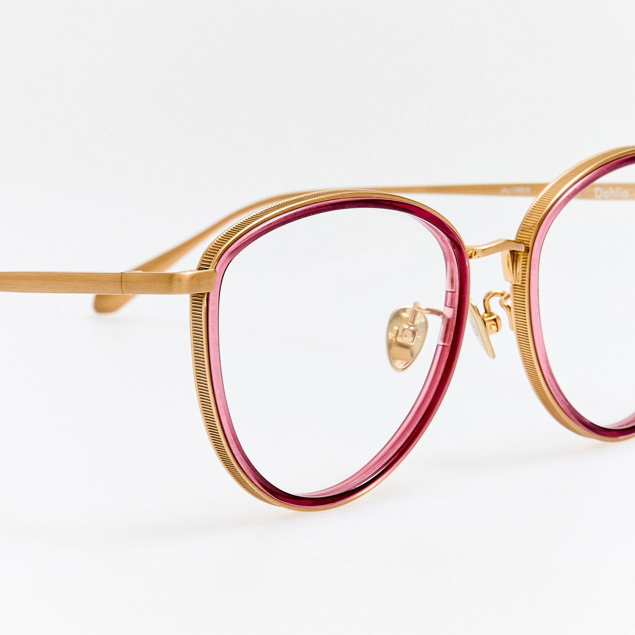Dahlia Optical in Matt Champagne and Wine
