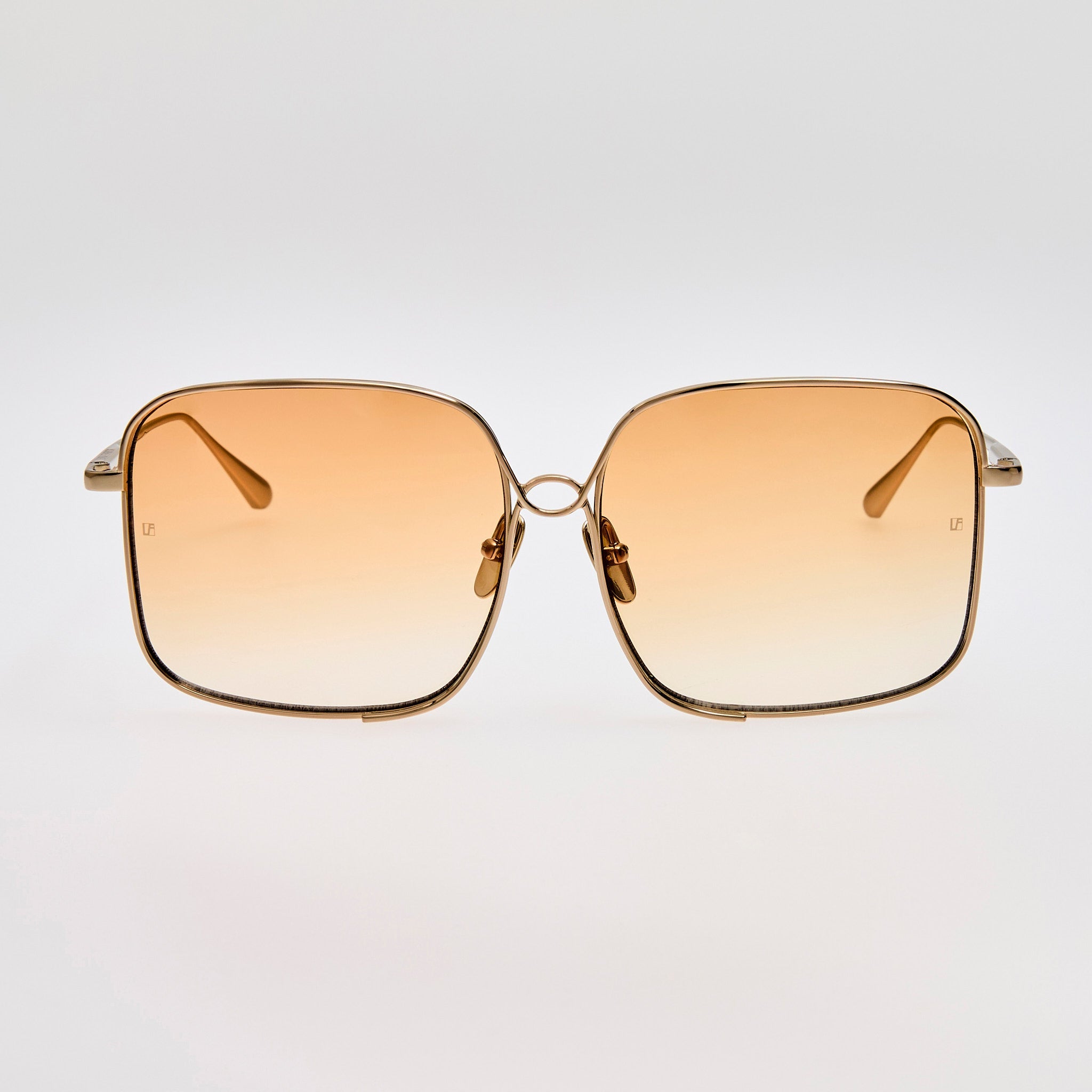 Genevieve Sunglasses in Camel and Gold