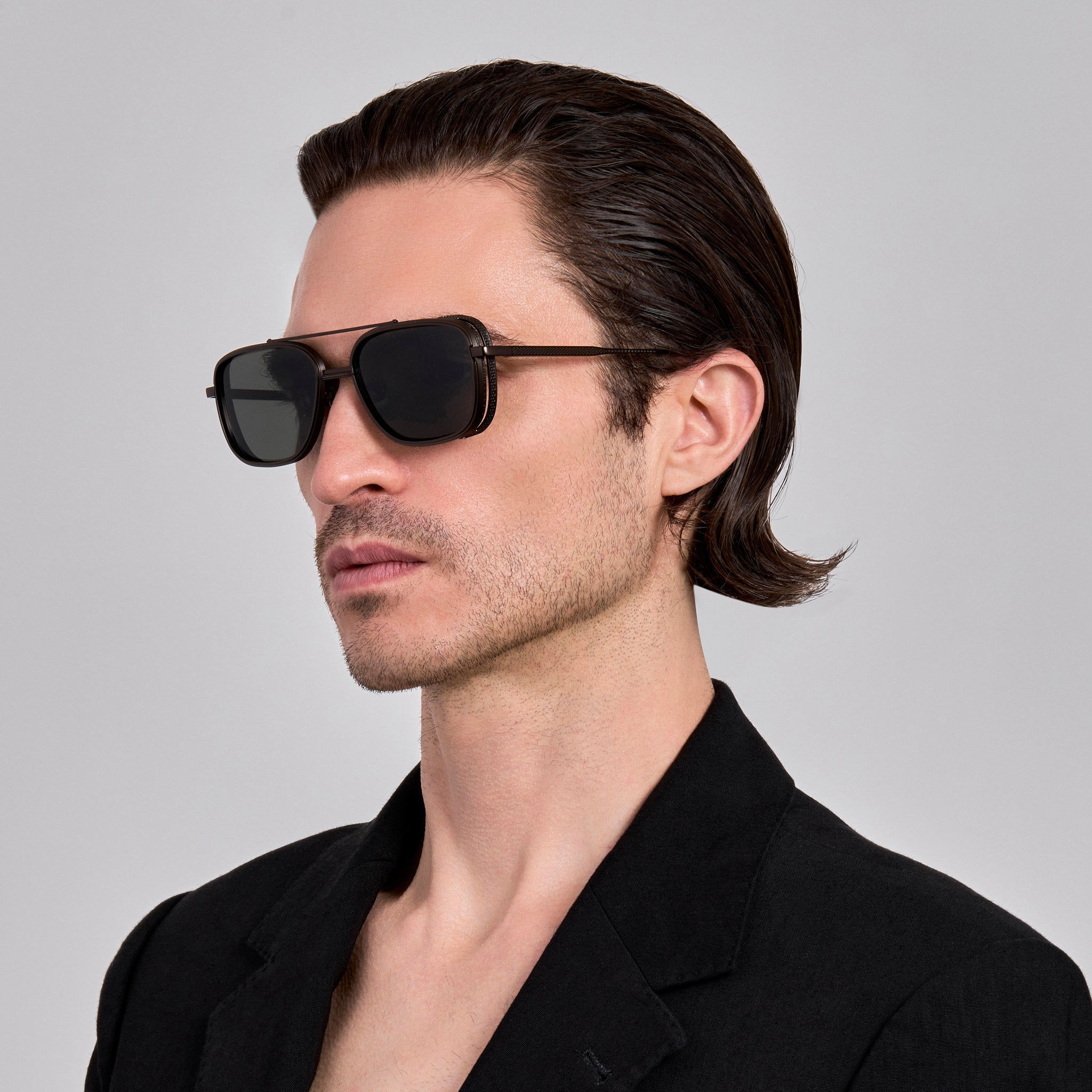 Boyd Explorer Sunglasses in Matt Black Nickel