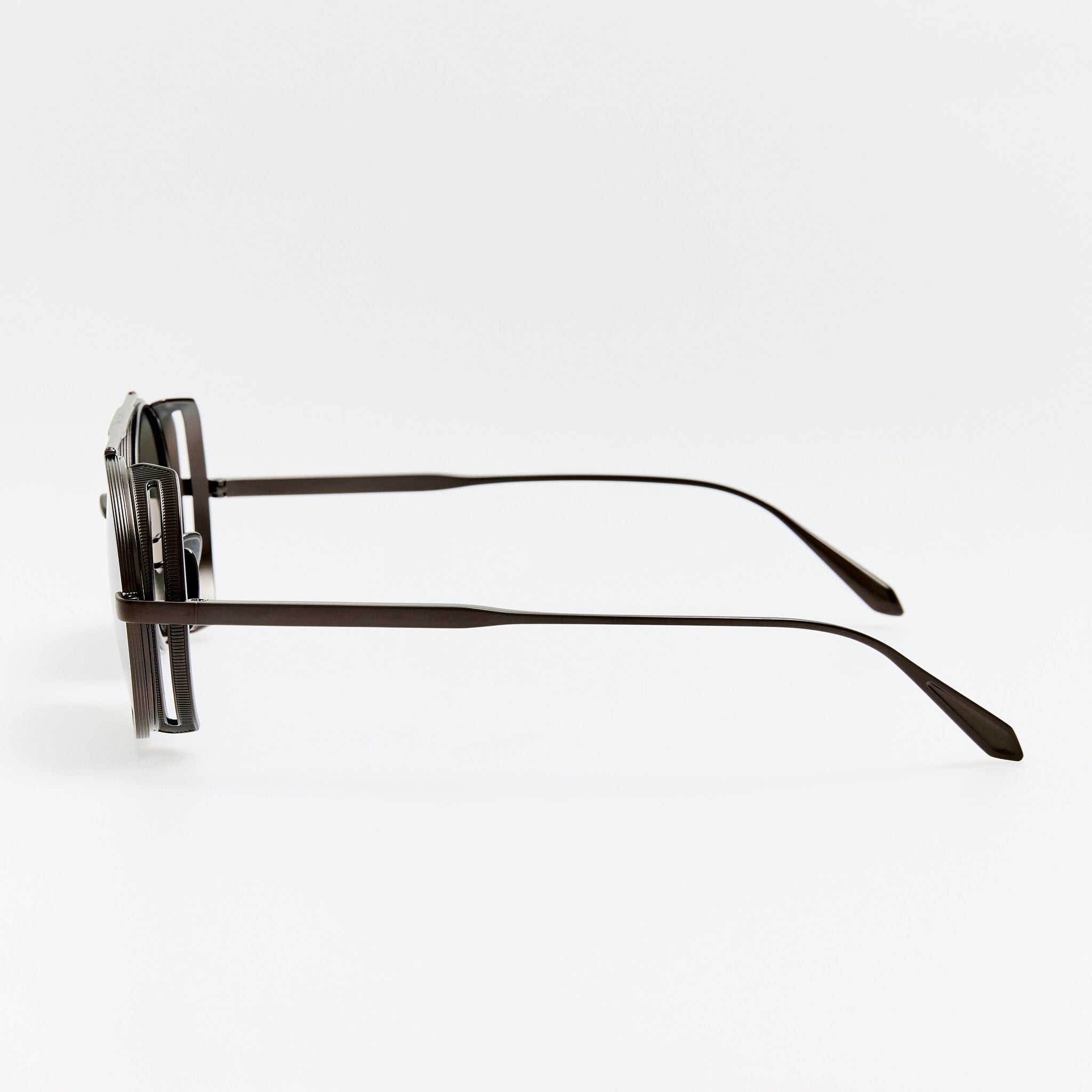 Baret Explorer Sunglasses in Matt Black Nickel