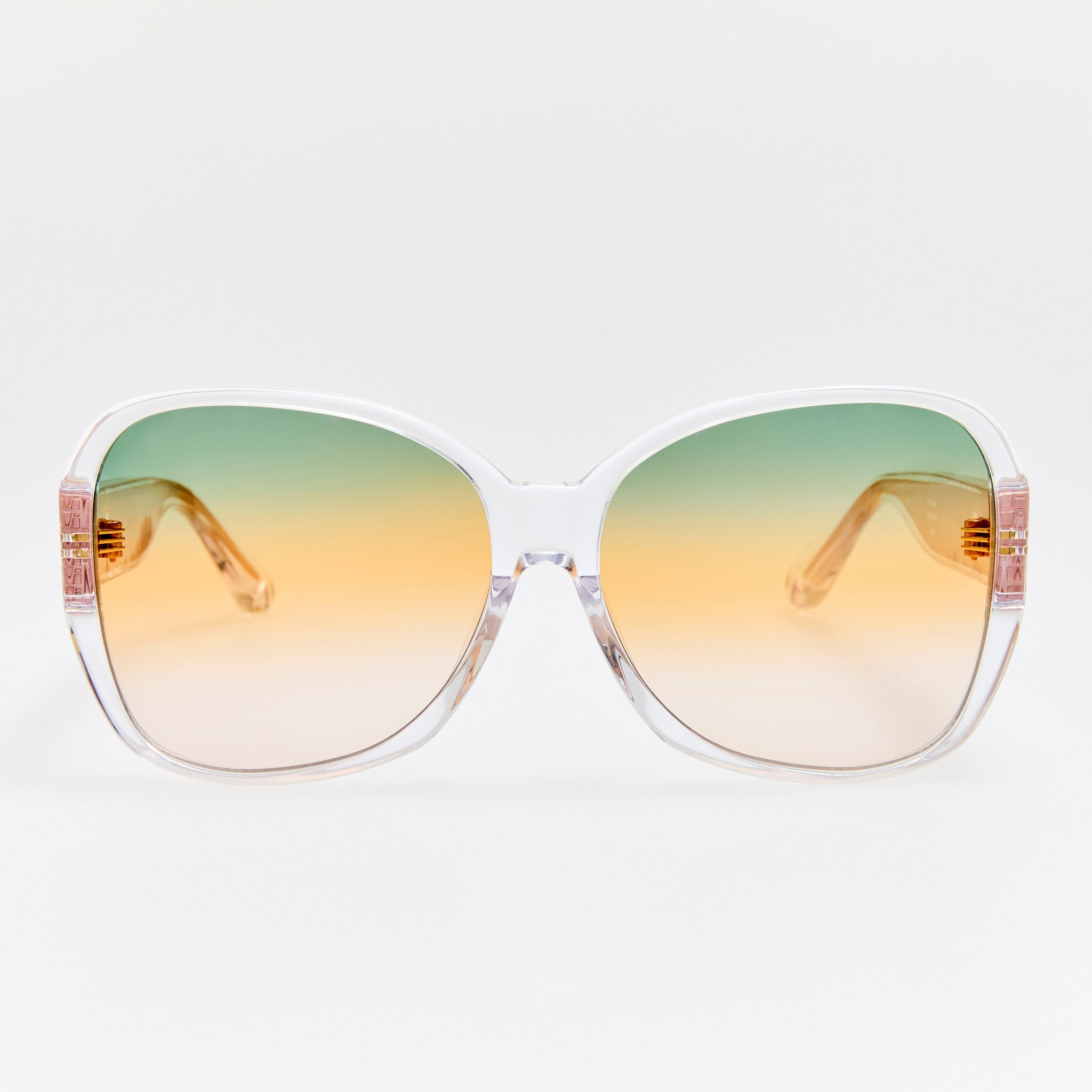 Blair Sunglasses in Clear and Tutti Frutti
