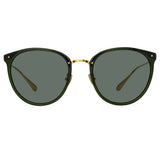 Men's Calthorpe Sunglasses in Green