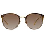 Calthorpe Sunglasses in Caramel Horn