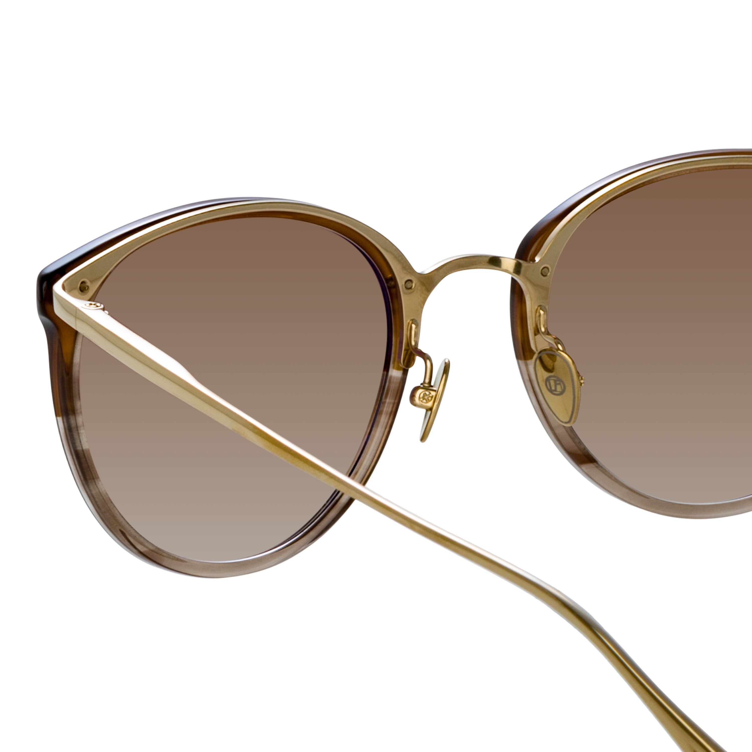 Calthorpe Sunglasses in Caramel Horn