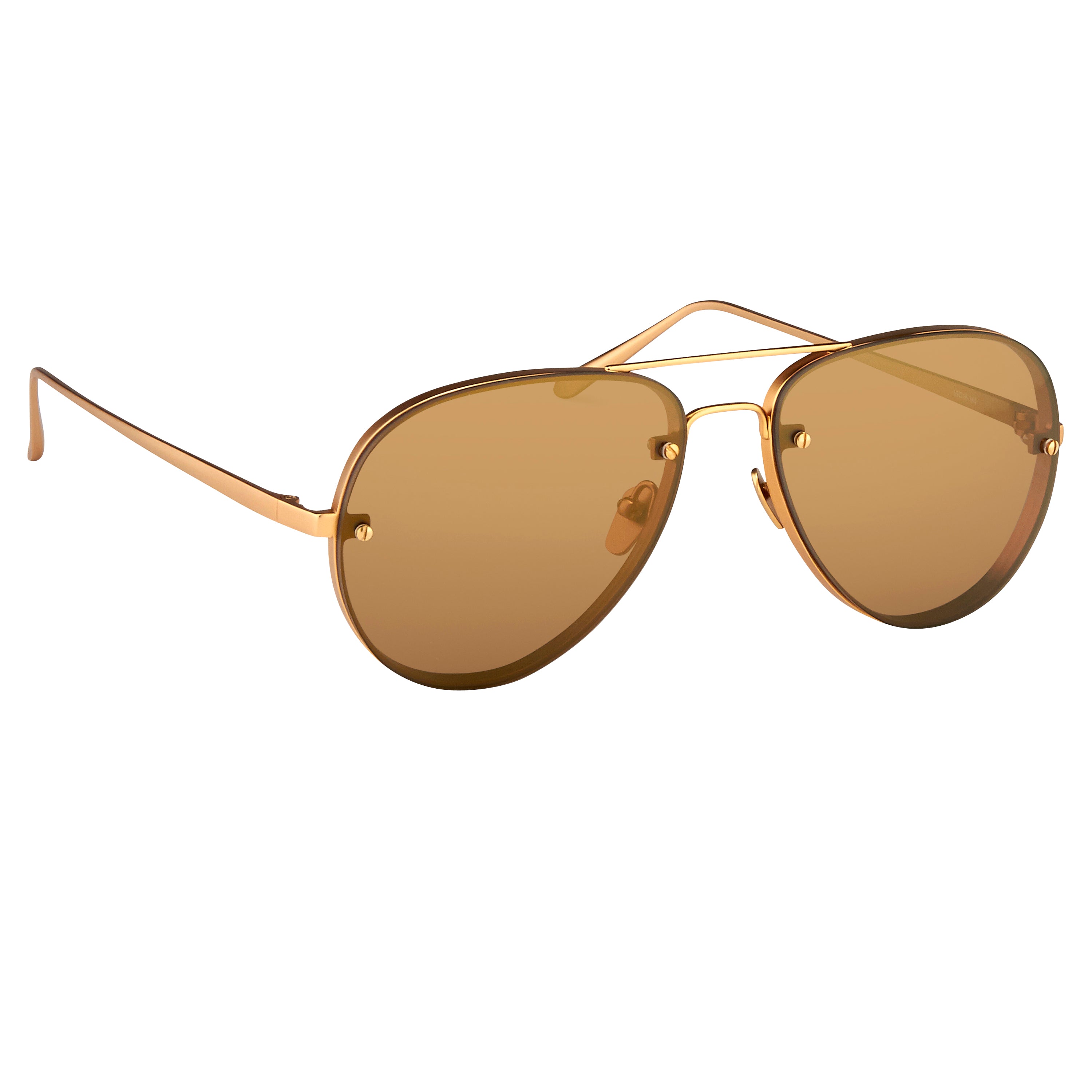 Linda Farrow 307 C8 Aviator Sunglasses