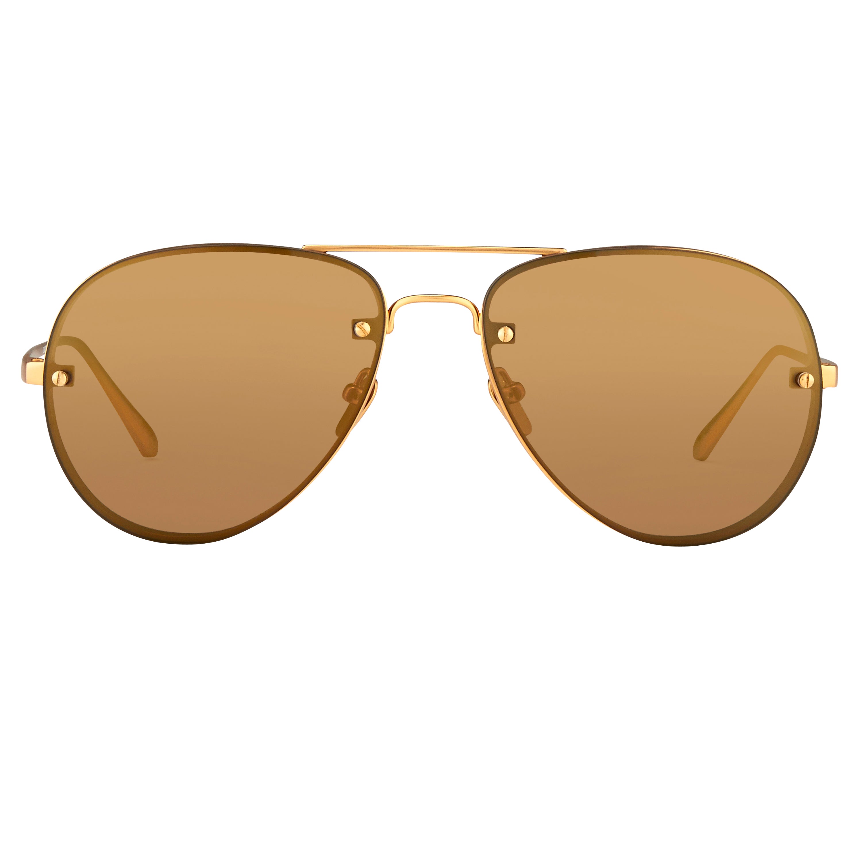 Linda Farrow 307 C8 Aviator Sunglasses