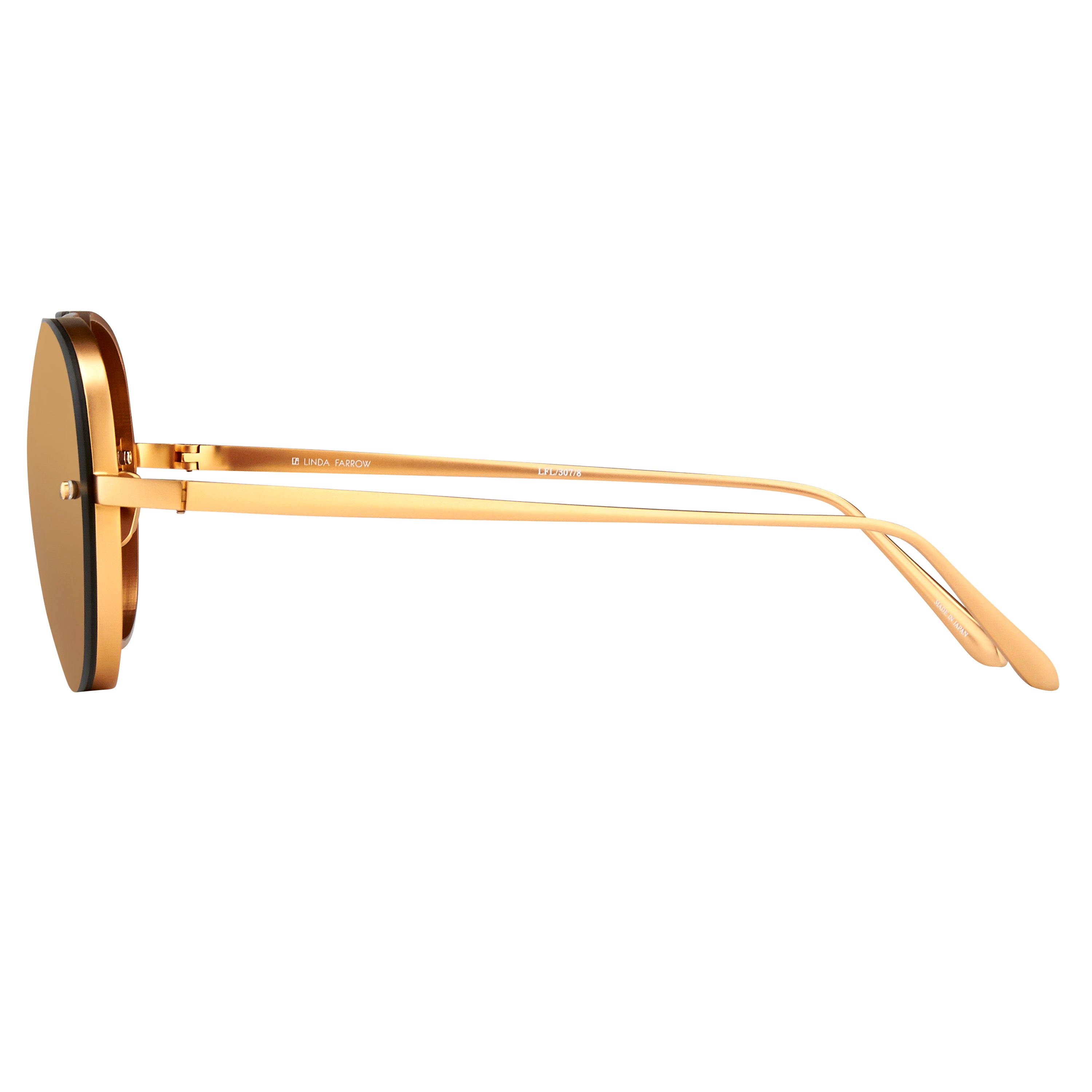 Linda Farrow 307 C8 Aviator Sunglasses