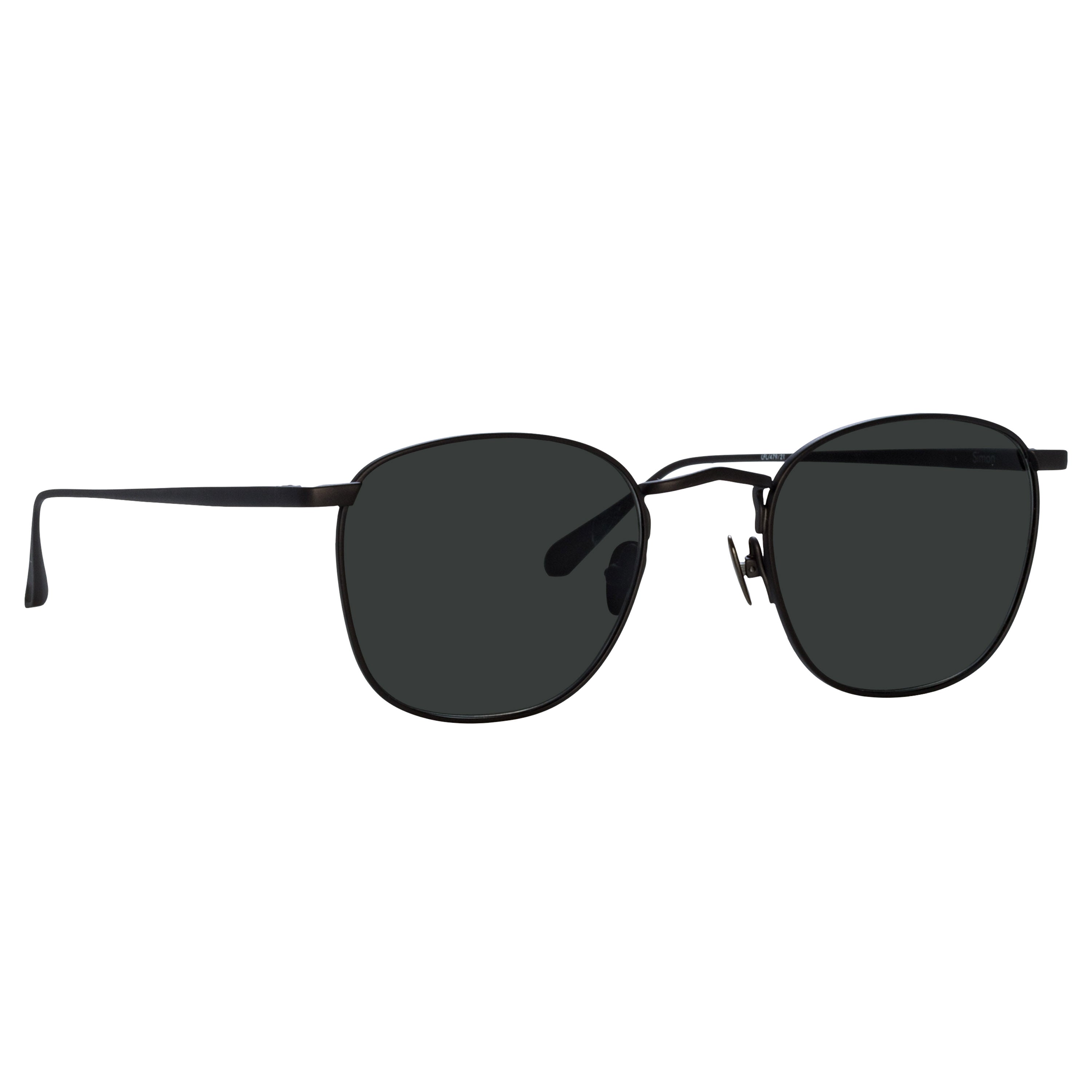 Simon Square Sunglasses in Matt Nickel