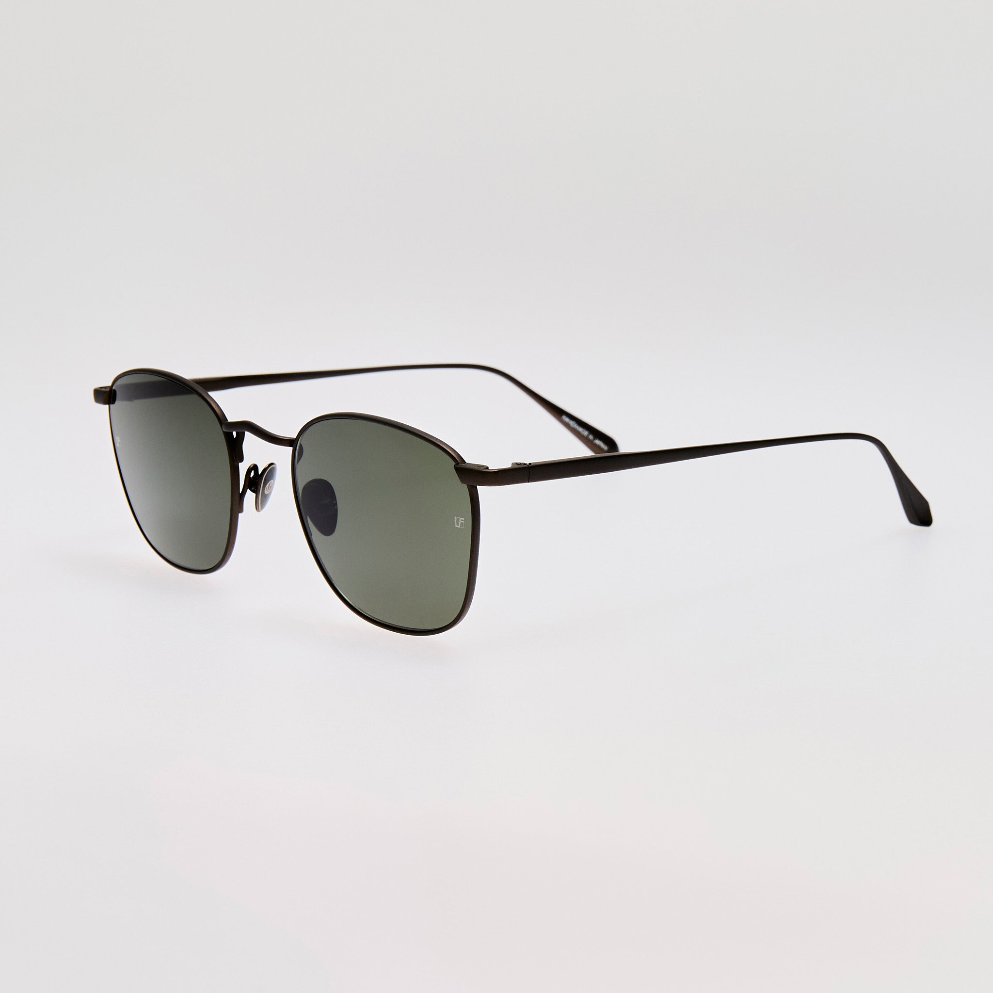Simon Square Sunglasses in Matt Black Nickel