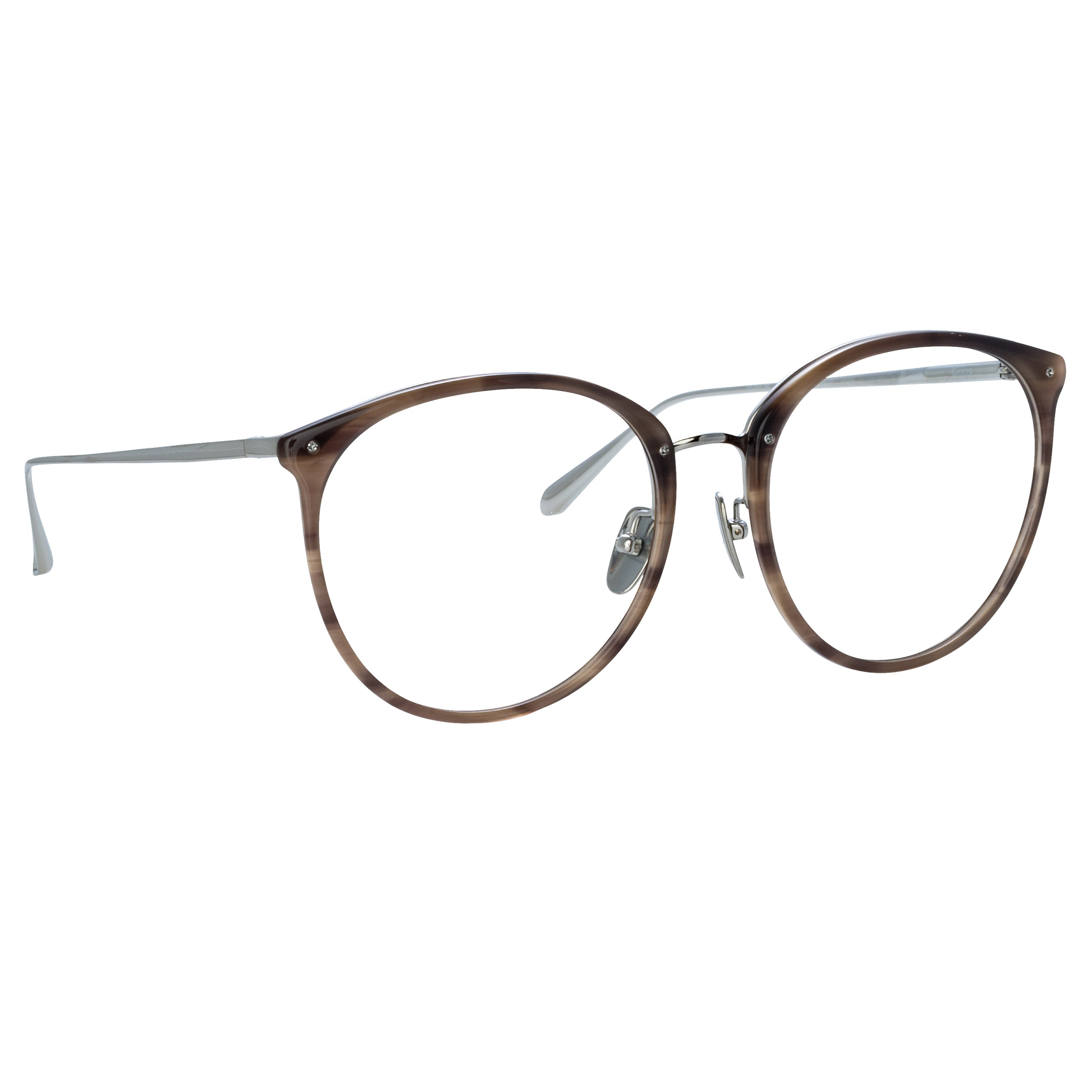 Kings Optical Frame in Grey Horn