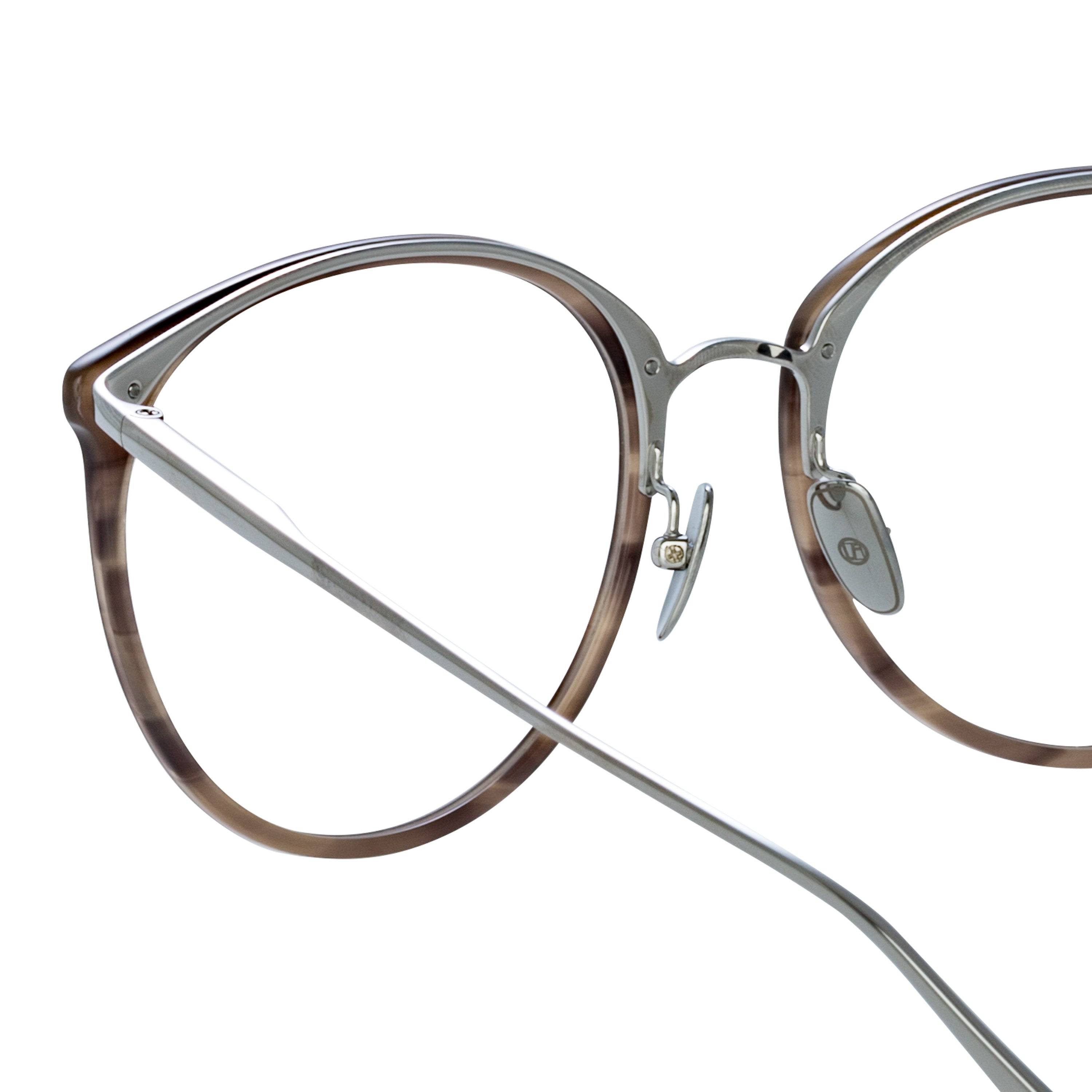 Kings Optical Frame in Grey Horn