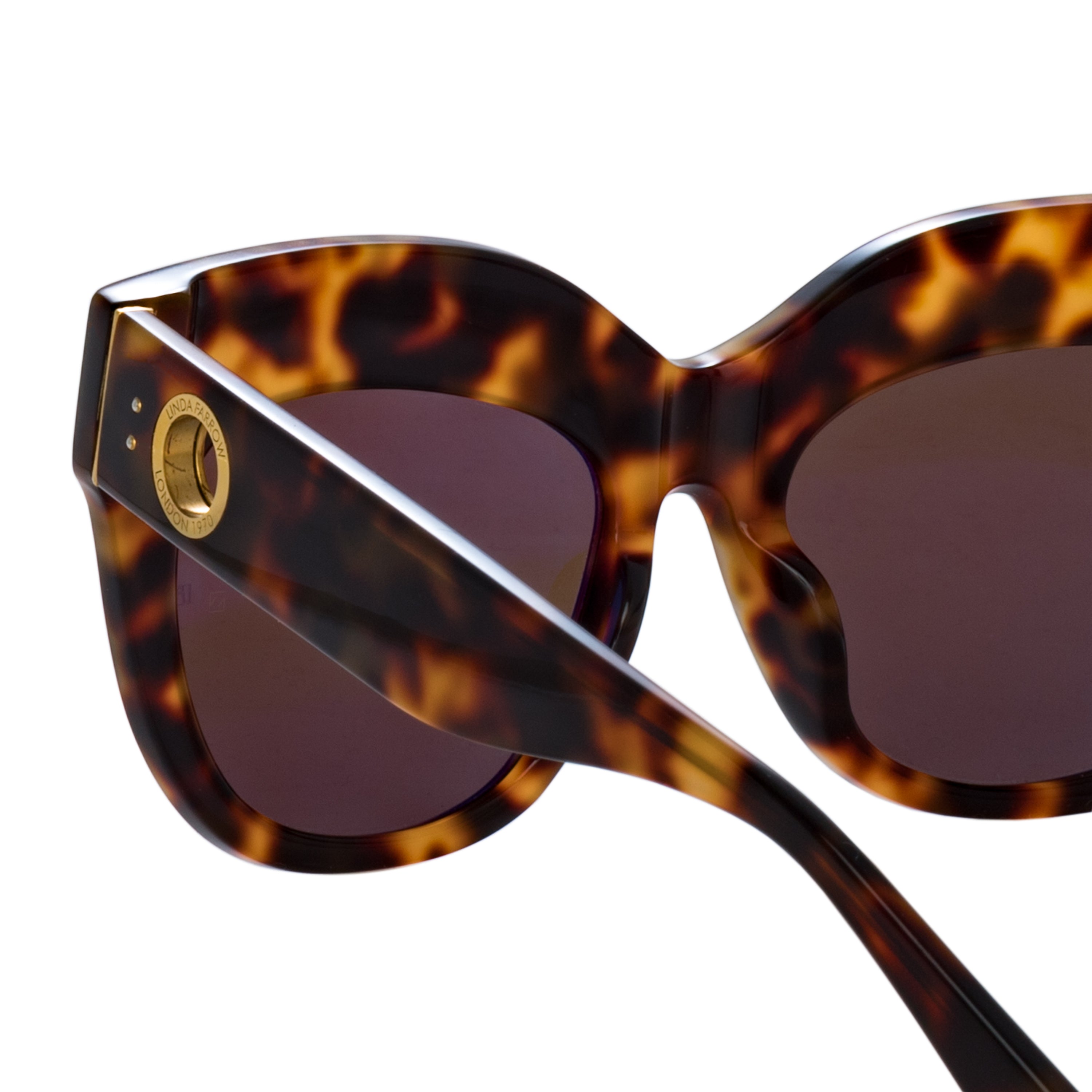 Dunaway Sunglasses in Tortoiseshell Frame