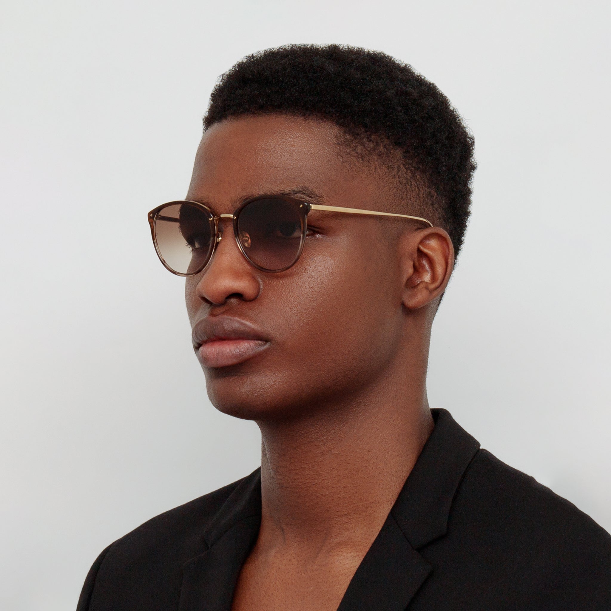 Men's Calthorpe Sunglasses in Caramel Horn