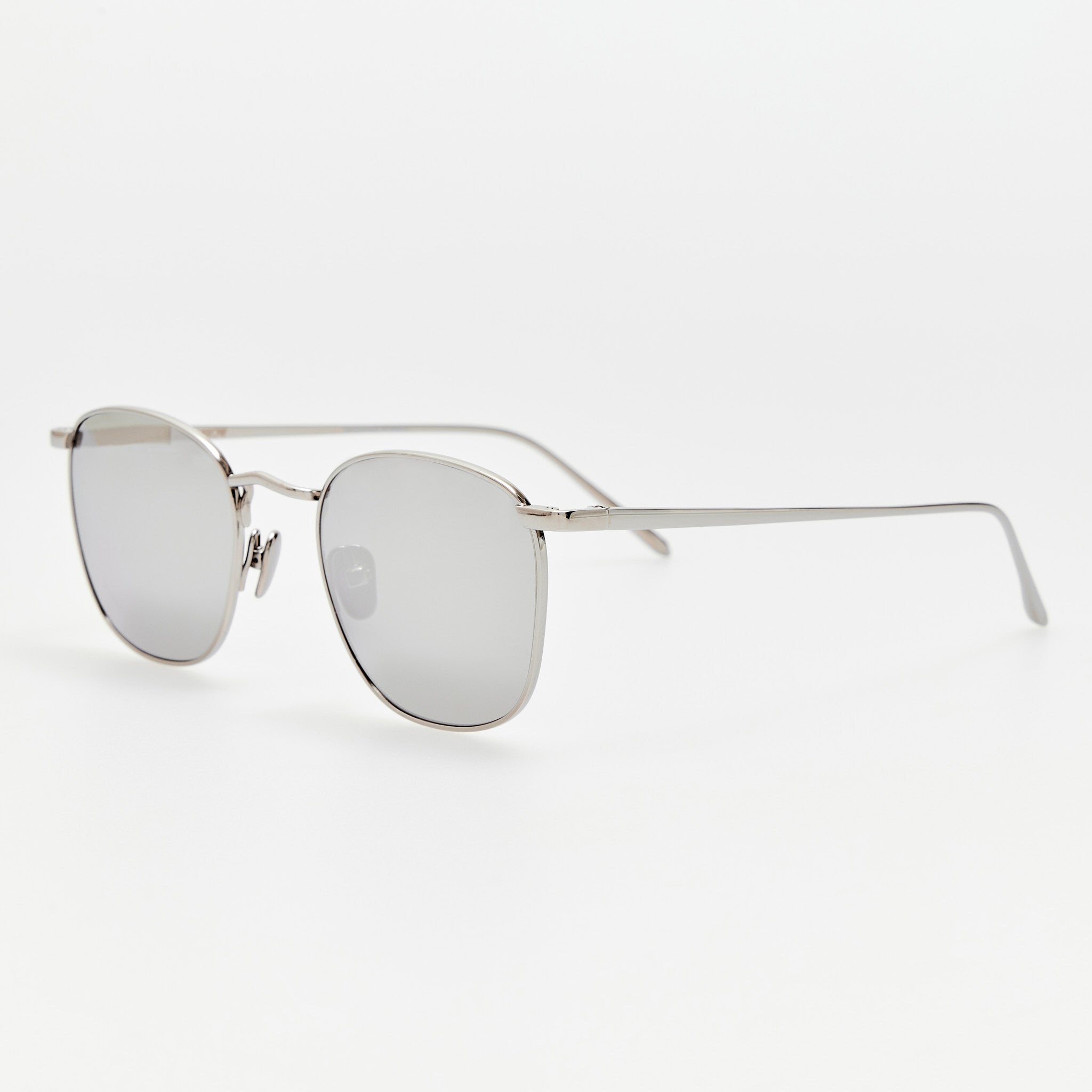 Simon Square Sunglasses in 22K Gold