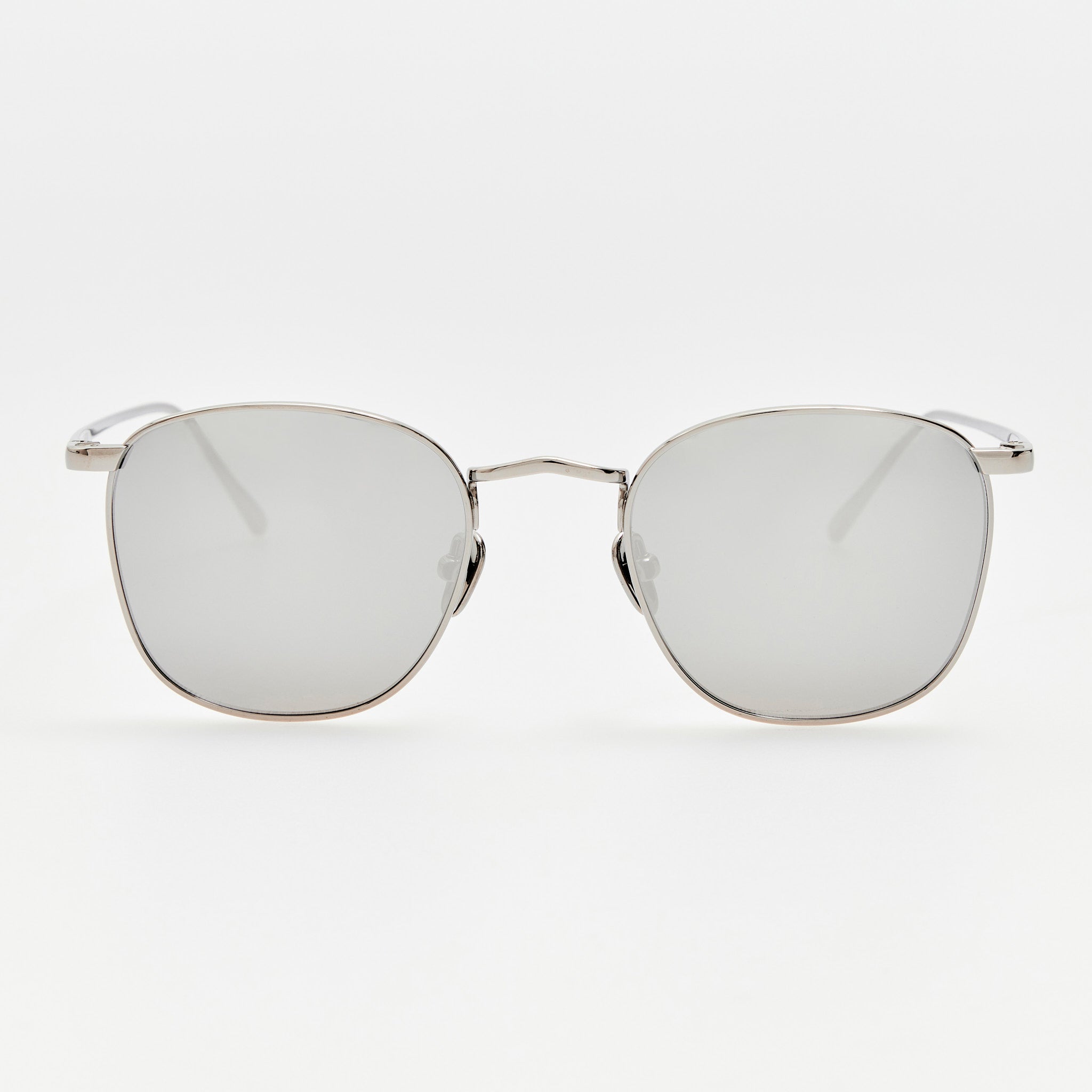 Simon Square Sunglasses in 22K Gold