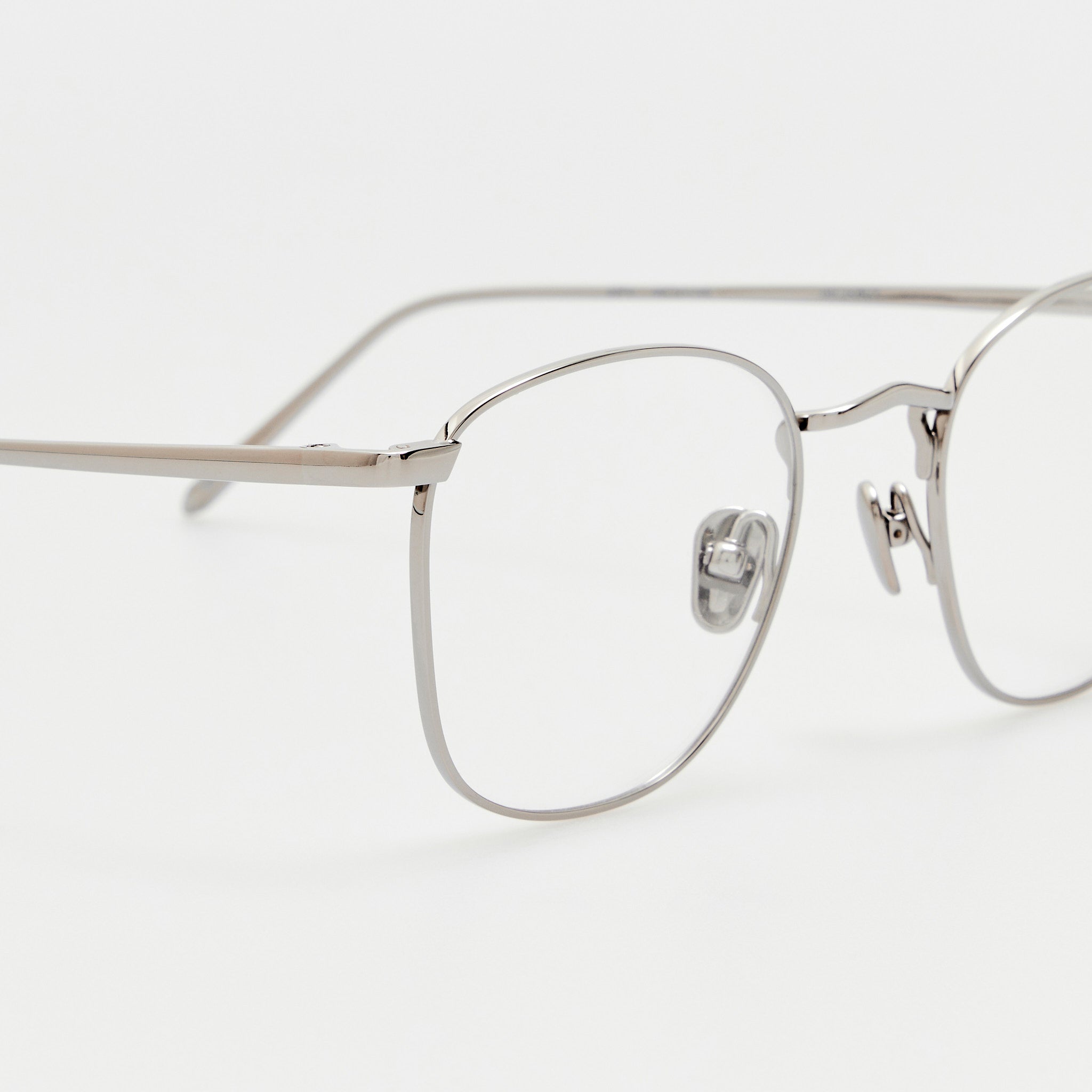 Simon Square Optical in 22K White Gold