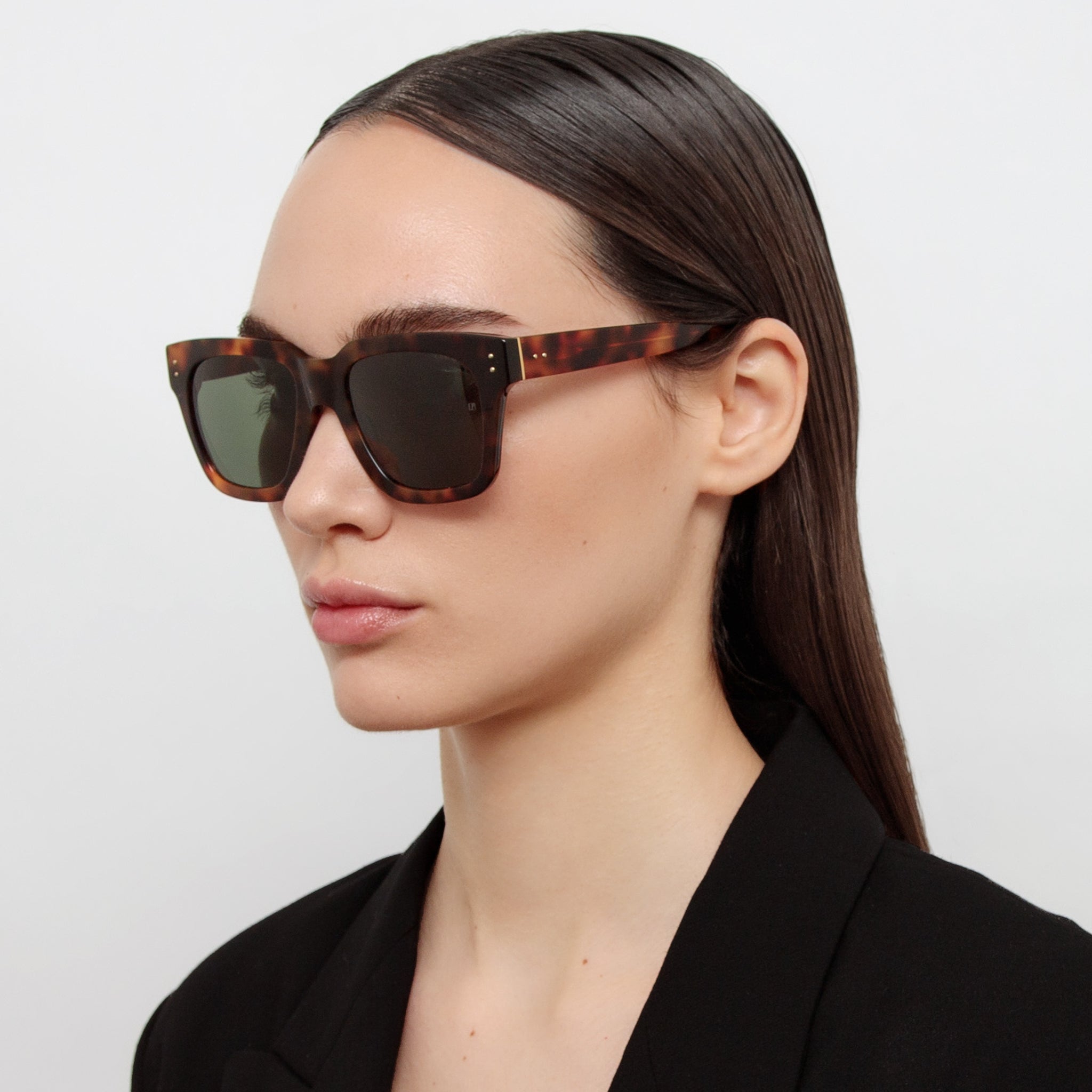 Max Sunglasses in Green and Tortoiseshell Frame