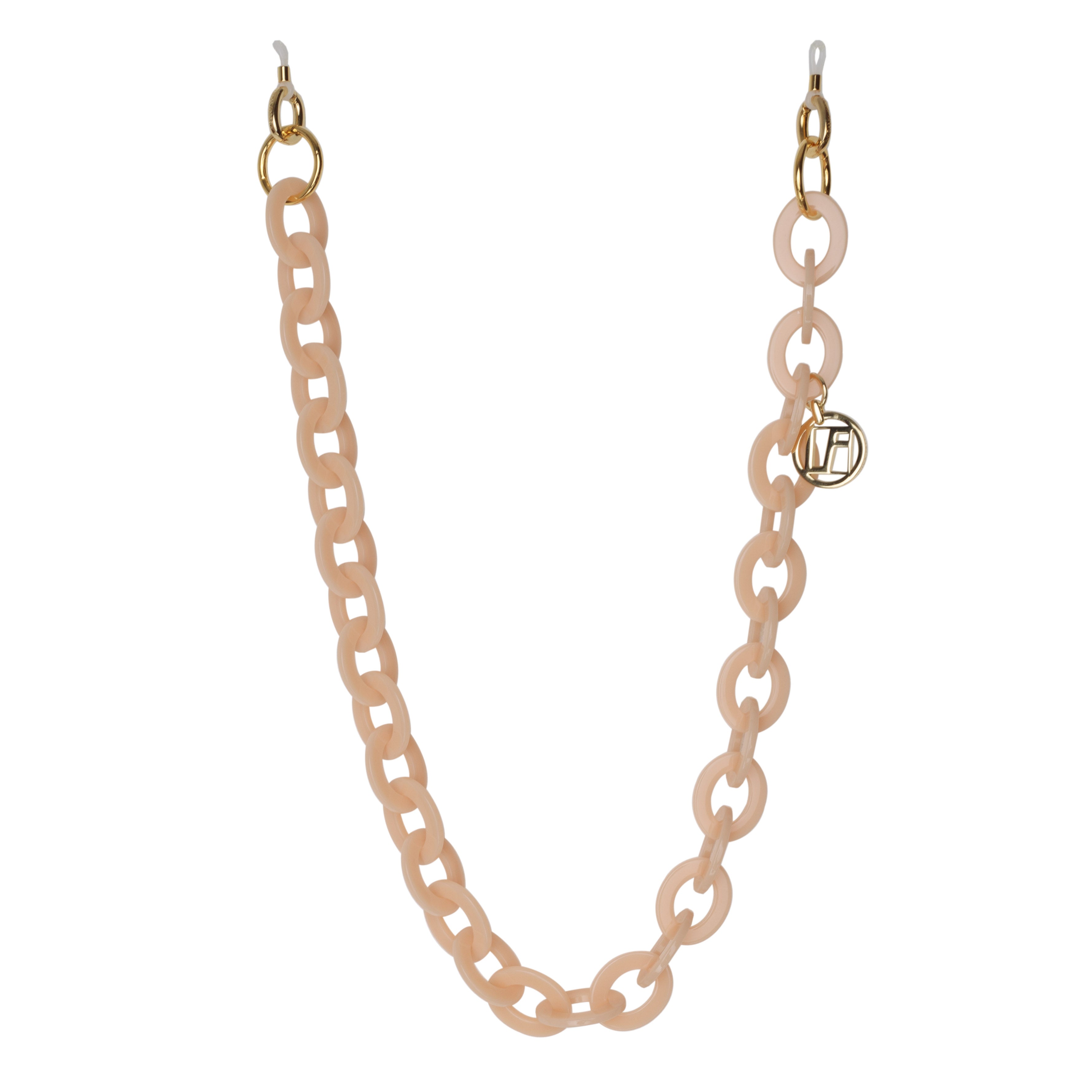 Peach Link Acetate Chain