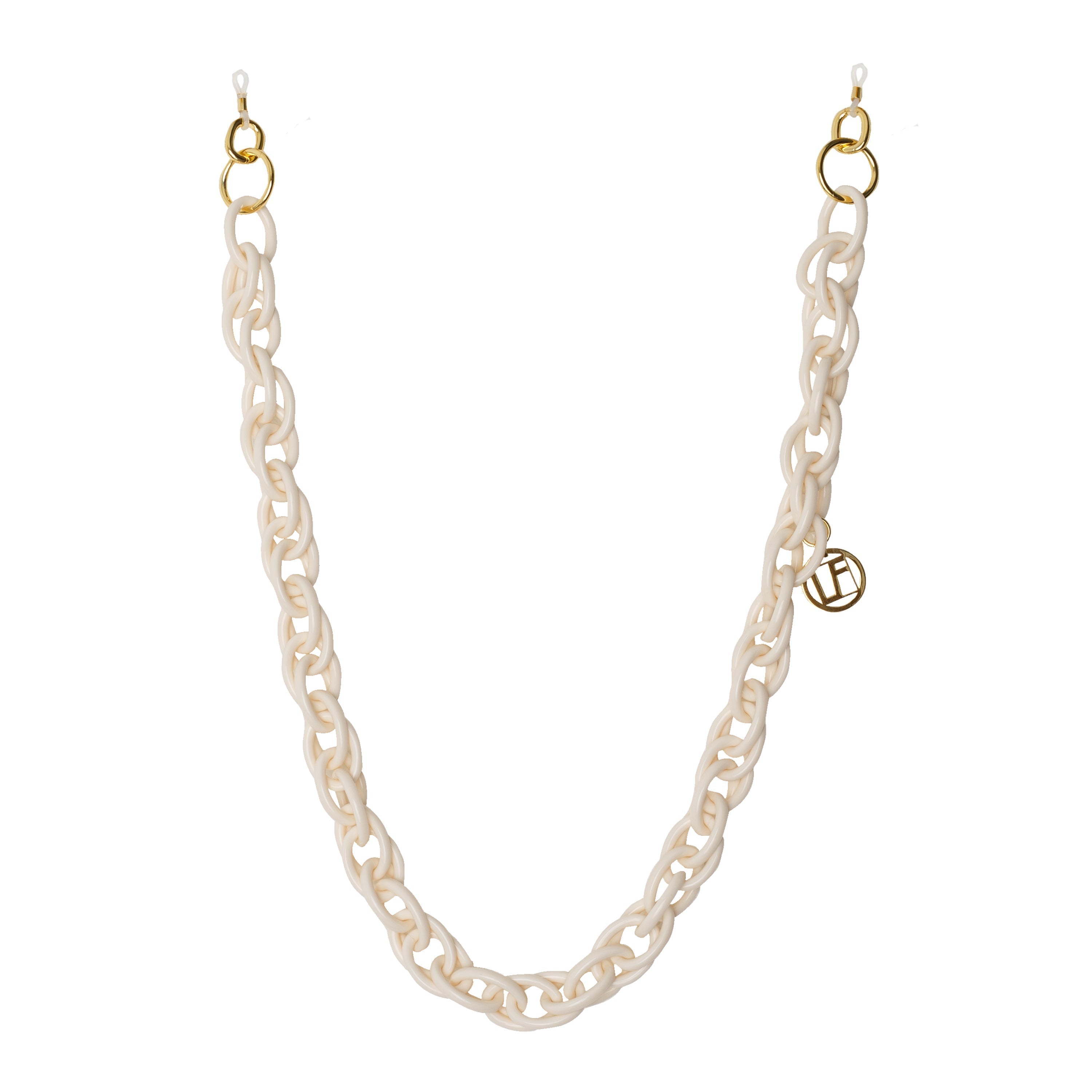 Multi Loop Cream Acetate Chain