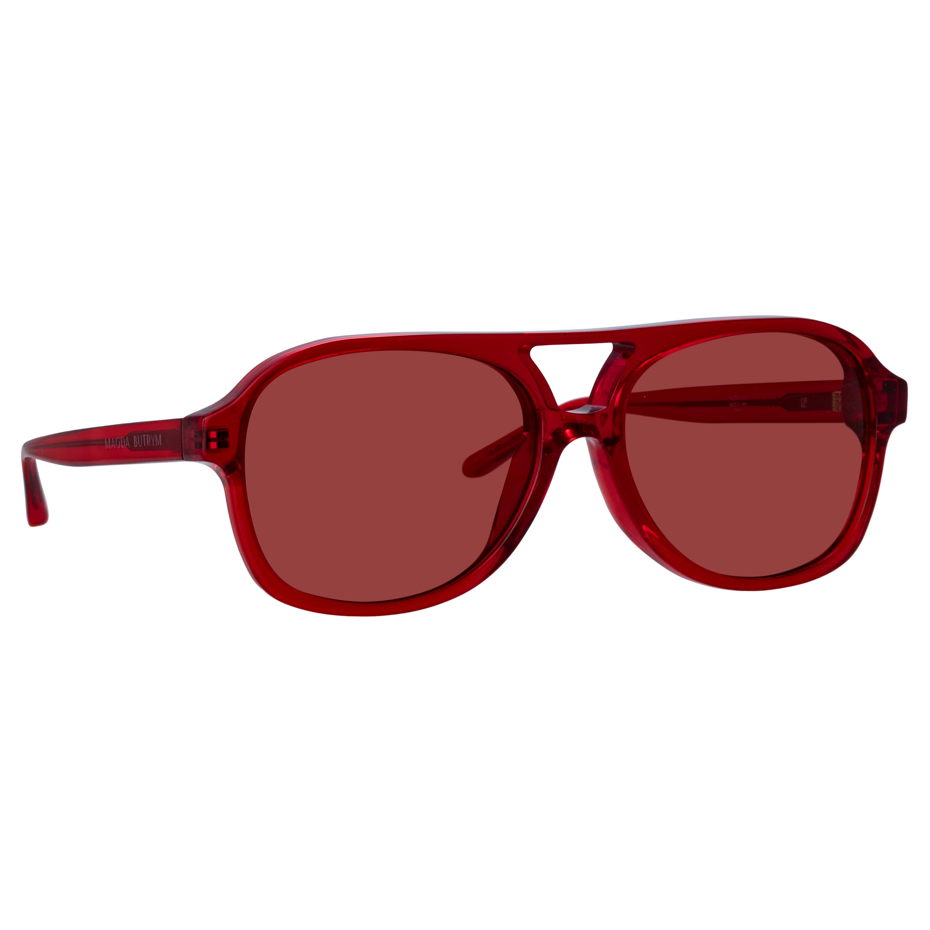 Aviator Sunglasses in Red