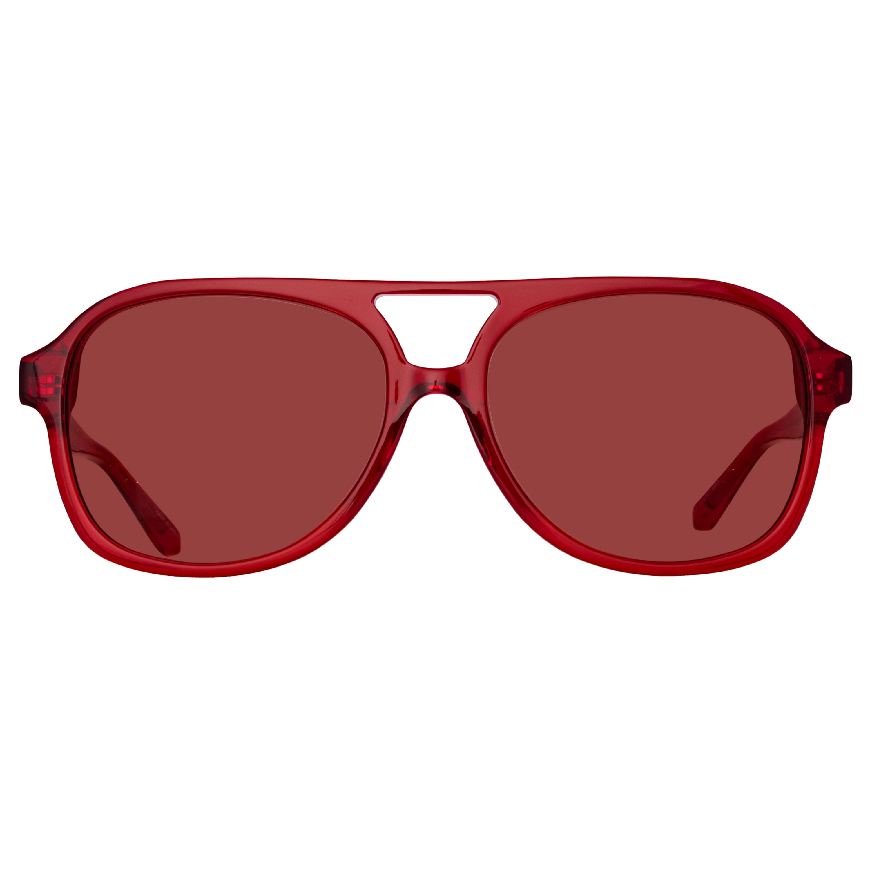 Aviator Sunglasses in Red