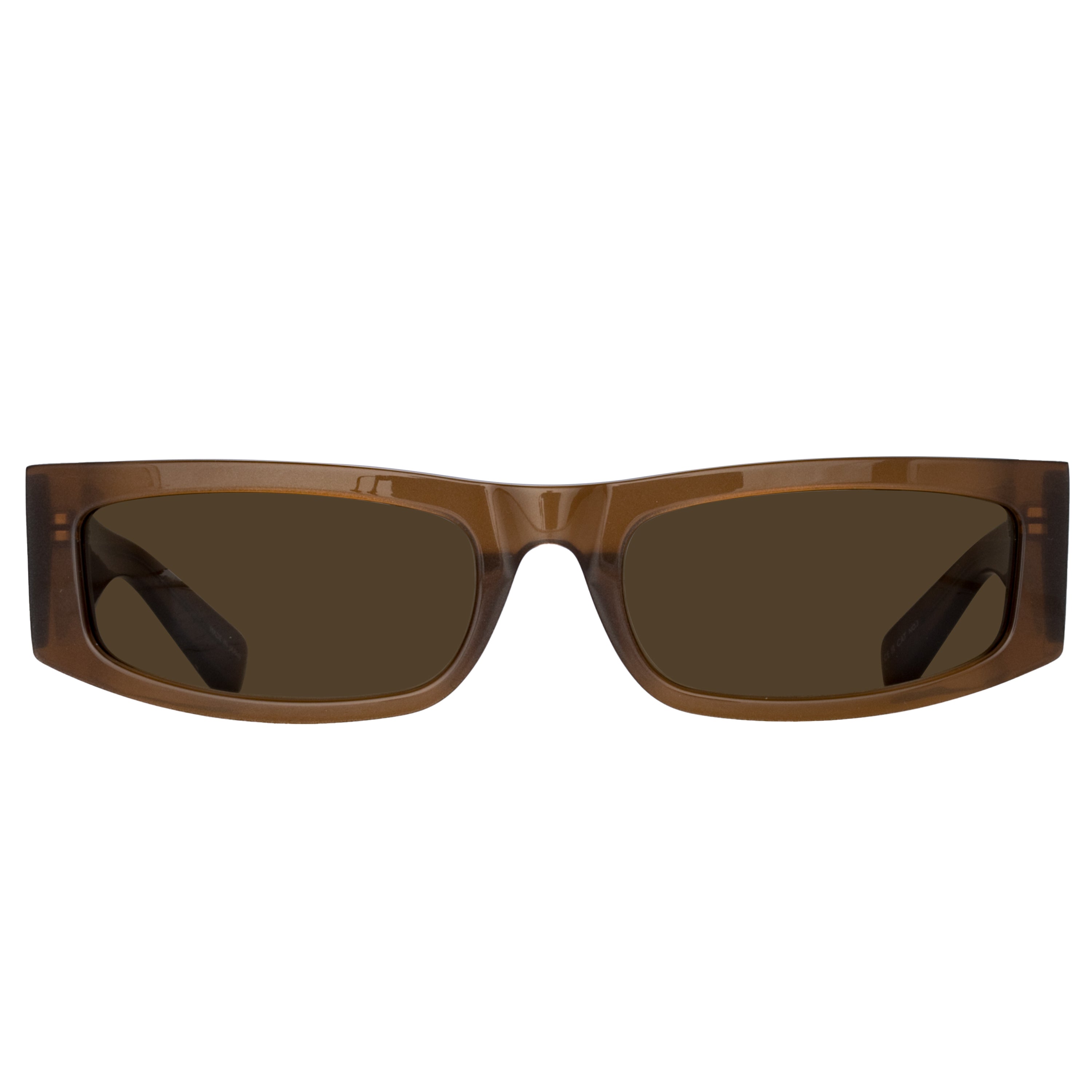 Rectangular Sunglasses in Brown