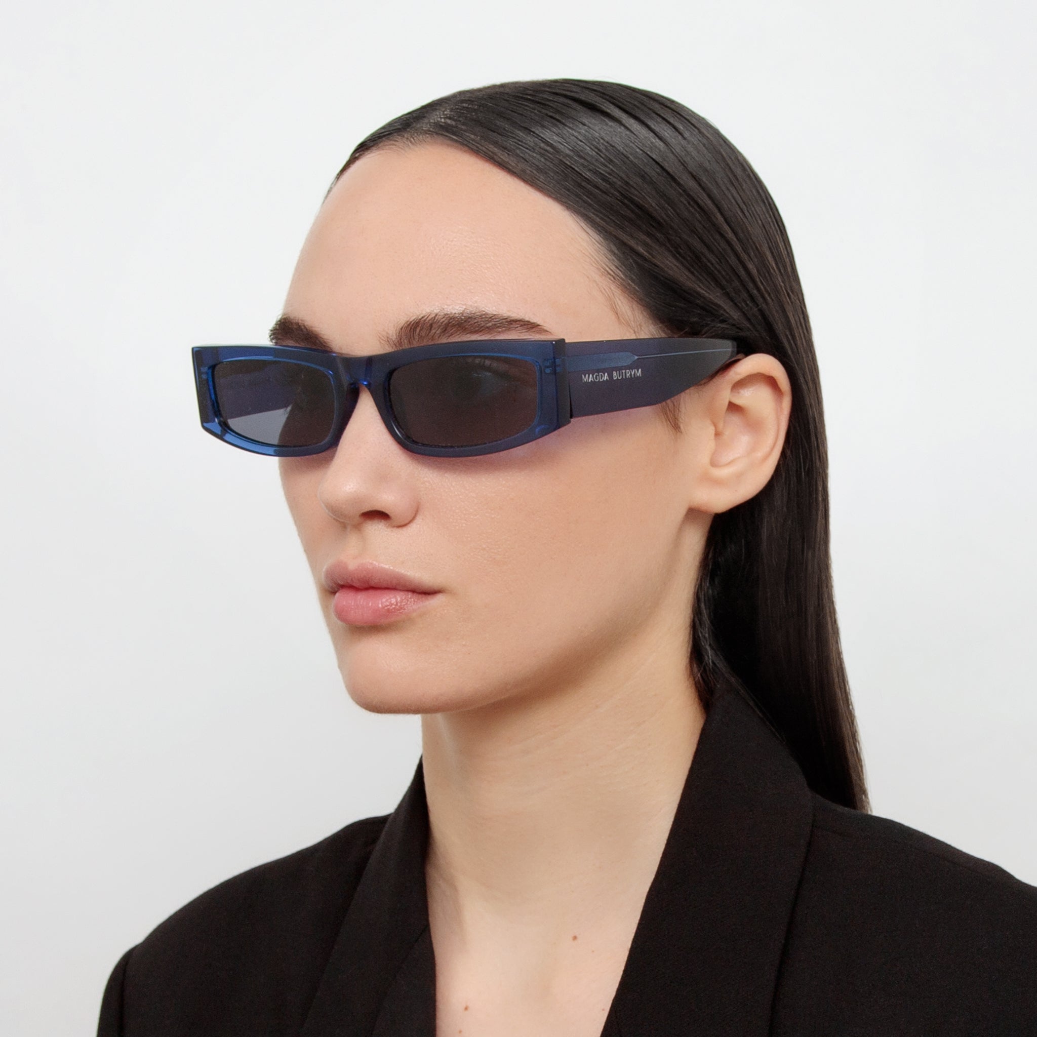 Rectangular Sunglasses in Blue