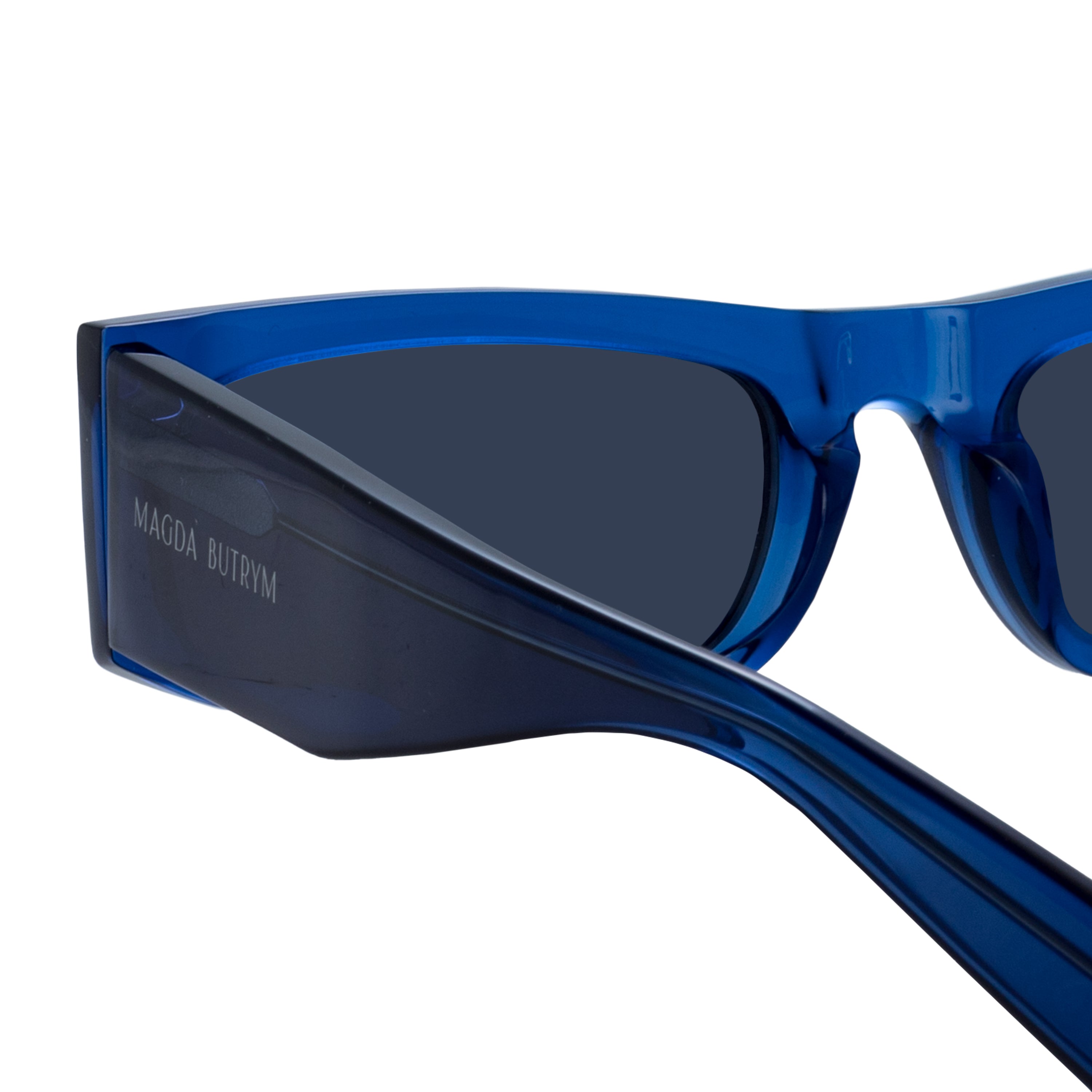 Rectangular Sunglasses in Blue