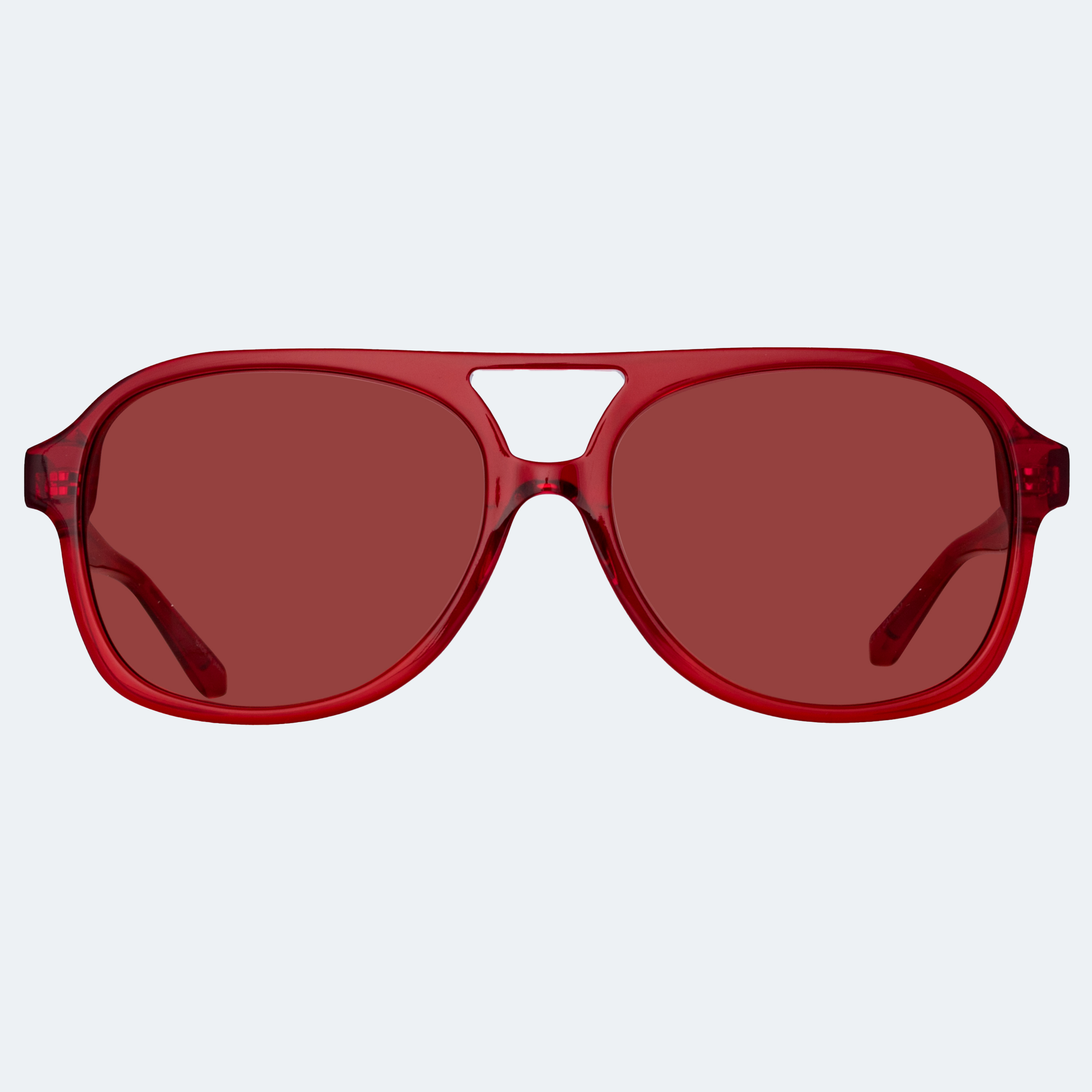 Aviator Sunglasses in Red