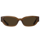 Cat Eye Sunglasses in Brown