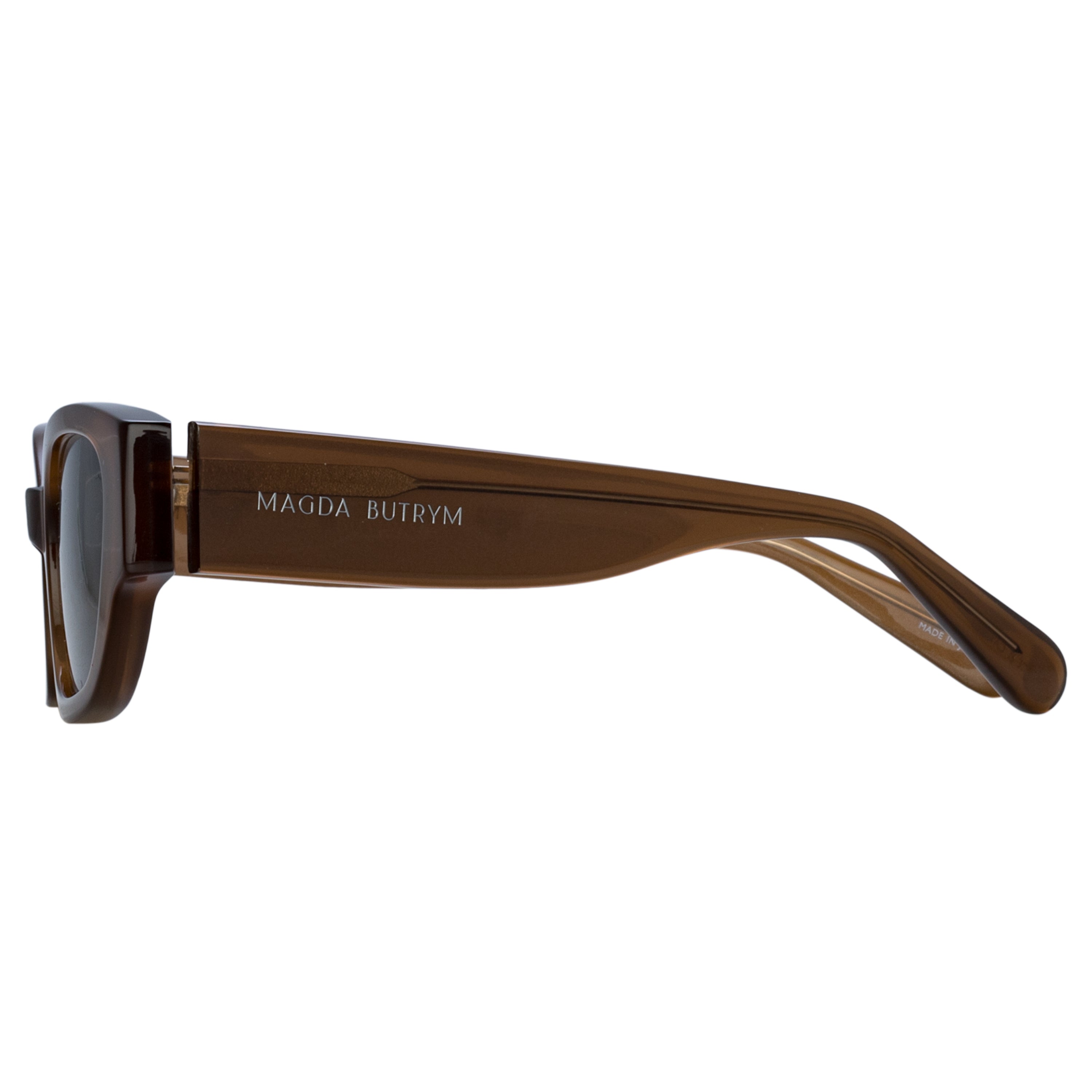 Cat Eye Sunglasses in Brown