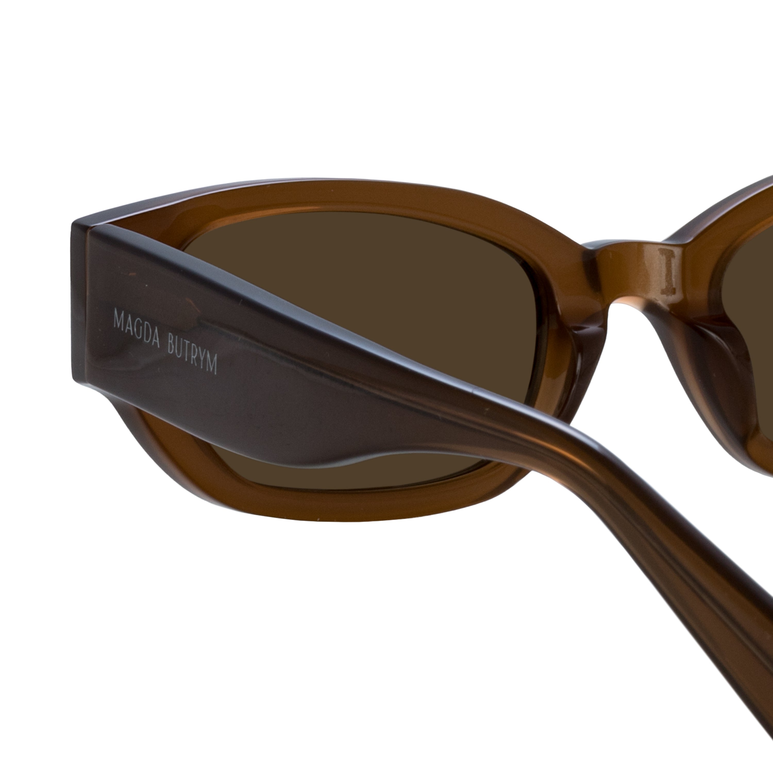 Cat Eye Sunglasses in Brown