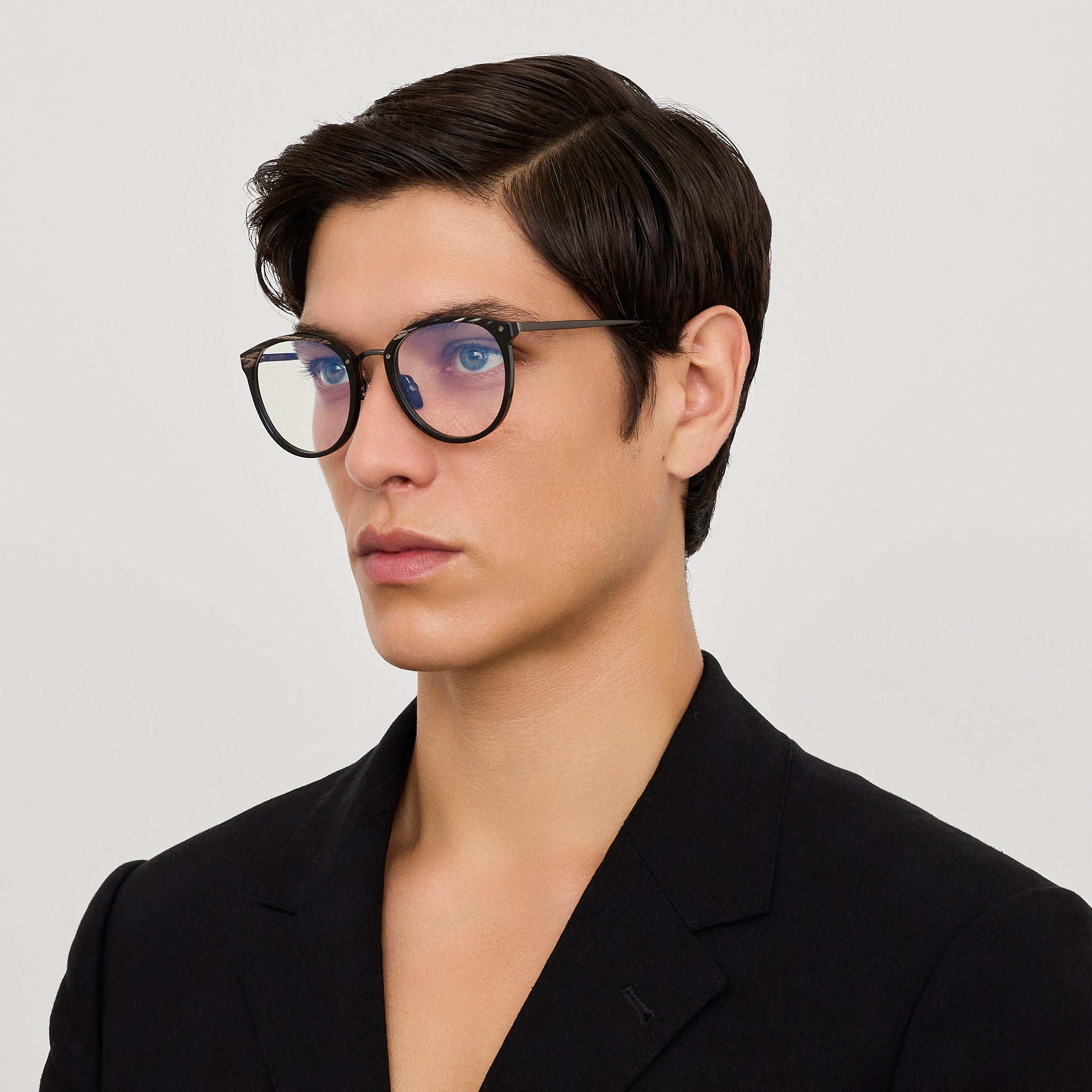 Calthorpe Optical Frame in Buffalo Horn and 925 Sterling Silver