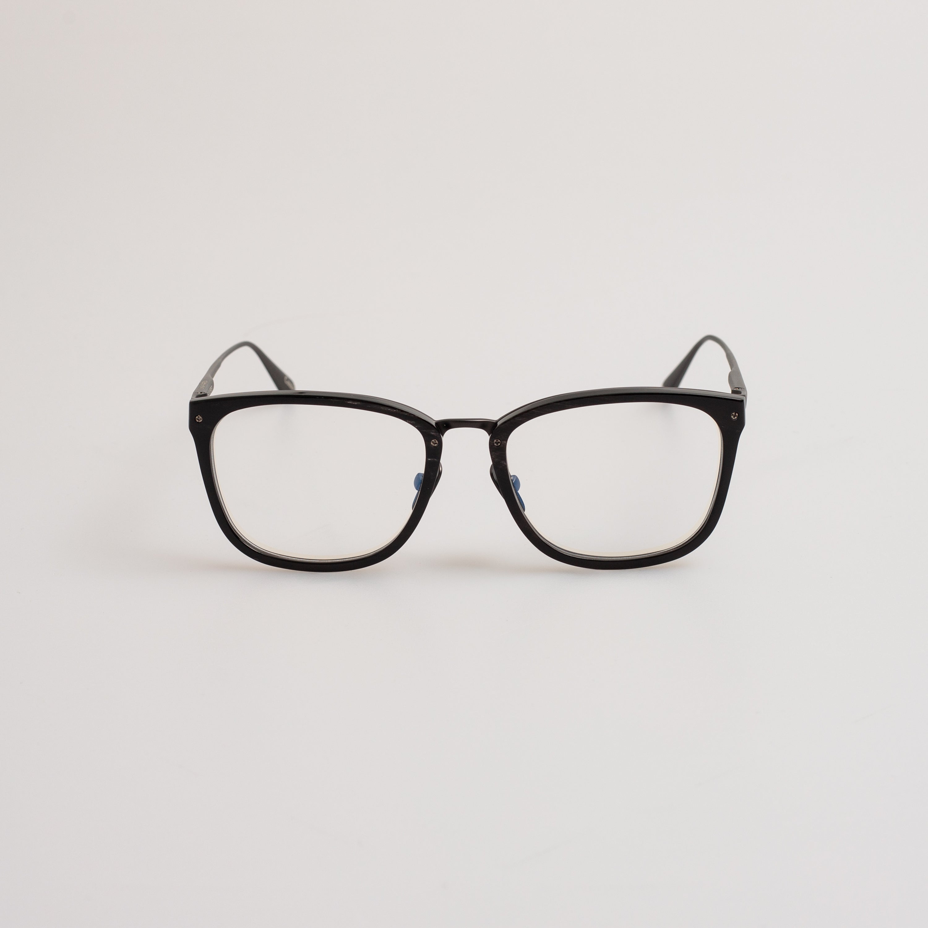 Cassin Optical Frame in Buffalo Horn and 925 Sterling Silver