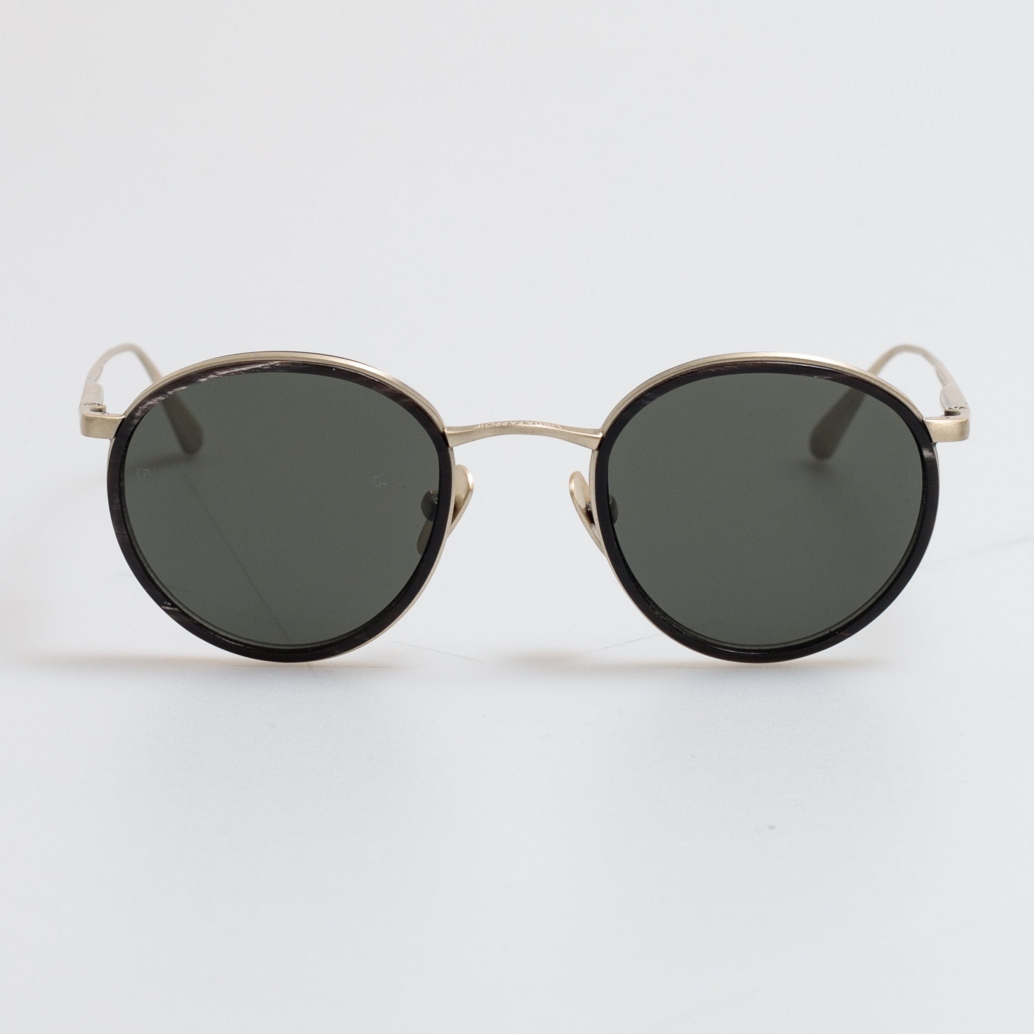 Chaplin Sunglasses in Buffalo Horn and 925 Sterling Silver