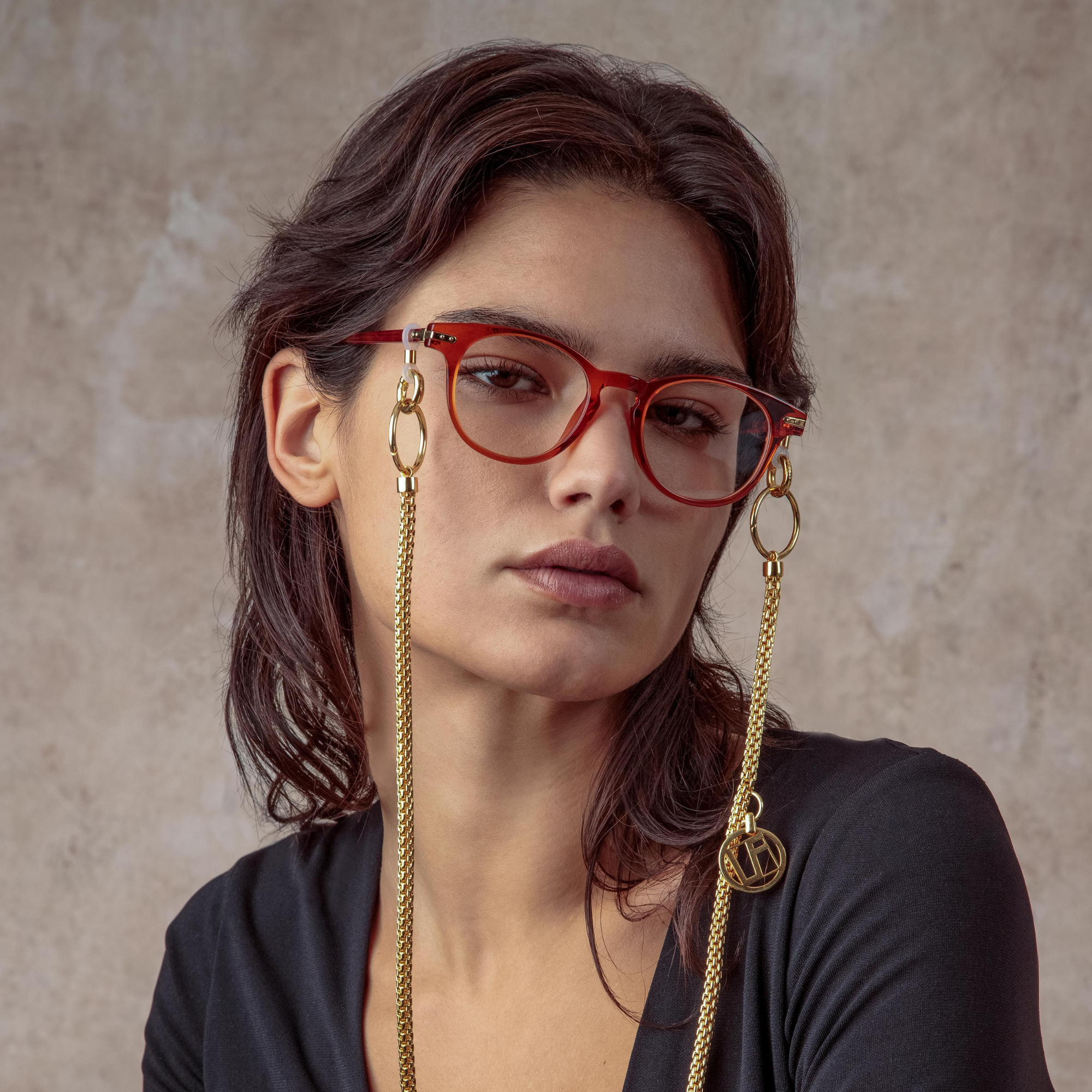 Bay Optical Frame in Amber (Asian Fit)