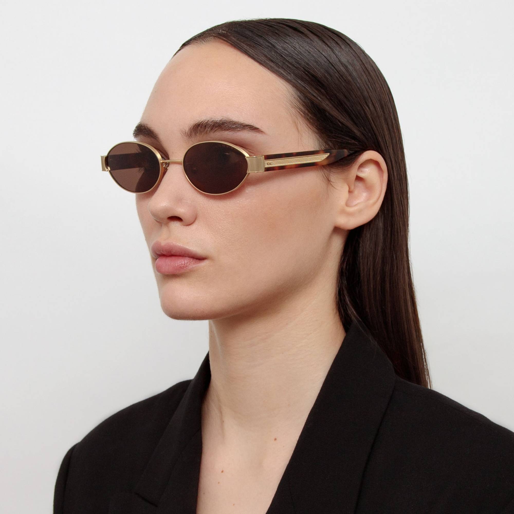 Sadie Sunglasses in Light Gold